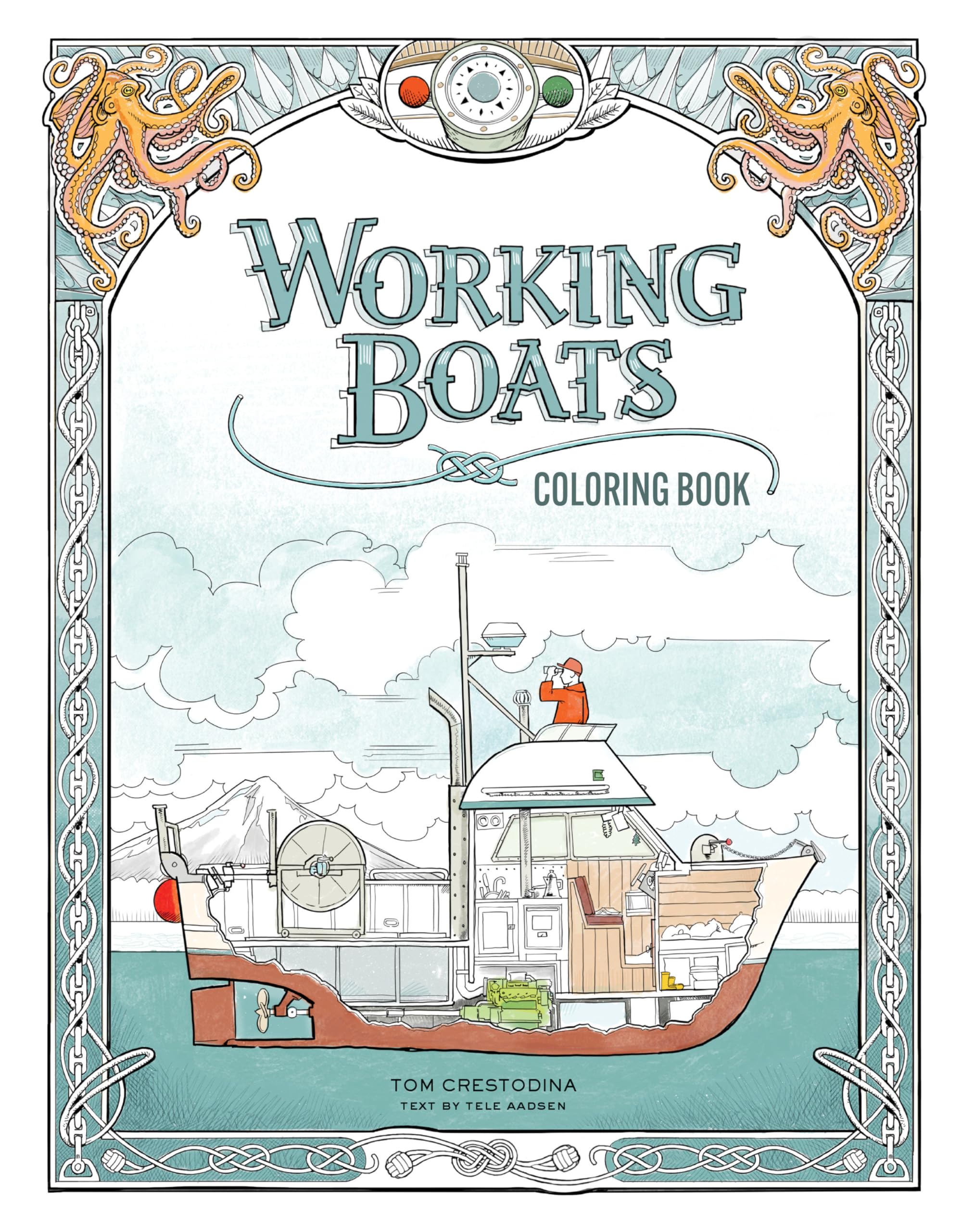 Working Boats Coloring Book (Coloring Books for Kids Ages 8-12) Health, Nutrition & Fitness