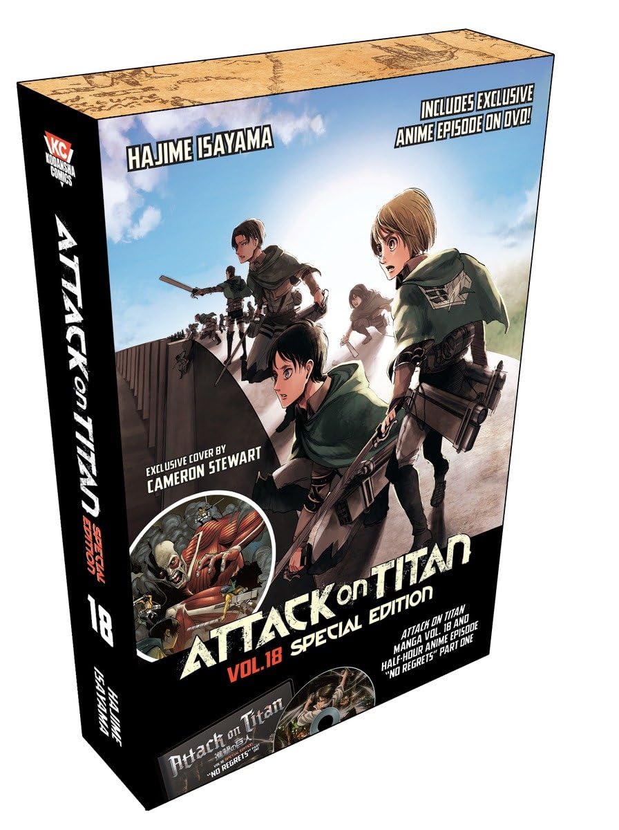 Attack on Titan 18 Manga Special Edition W/DVD Manga