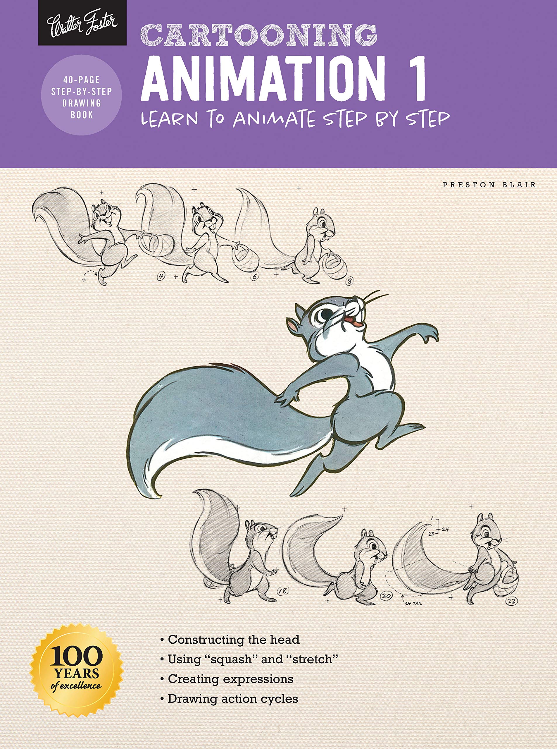 Cartooning: Animation 1 with Preston Blair book