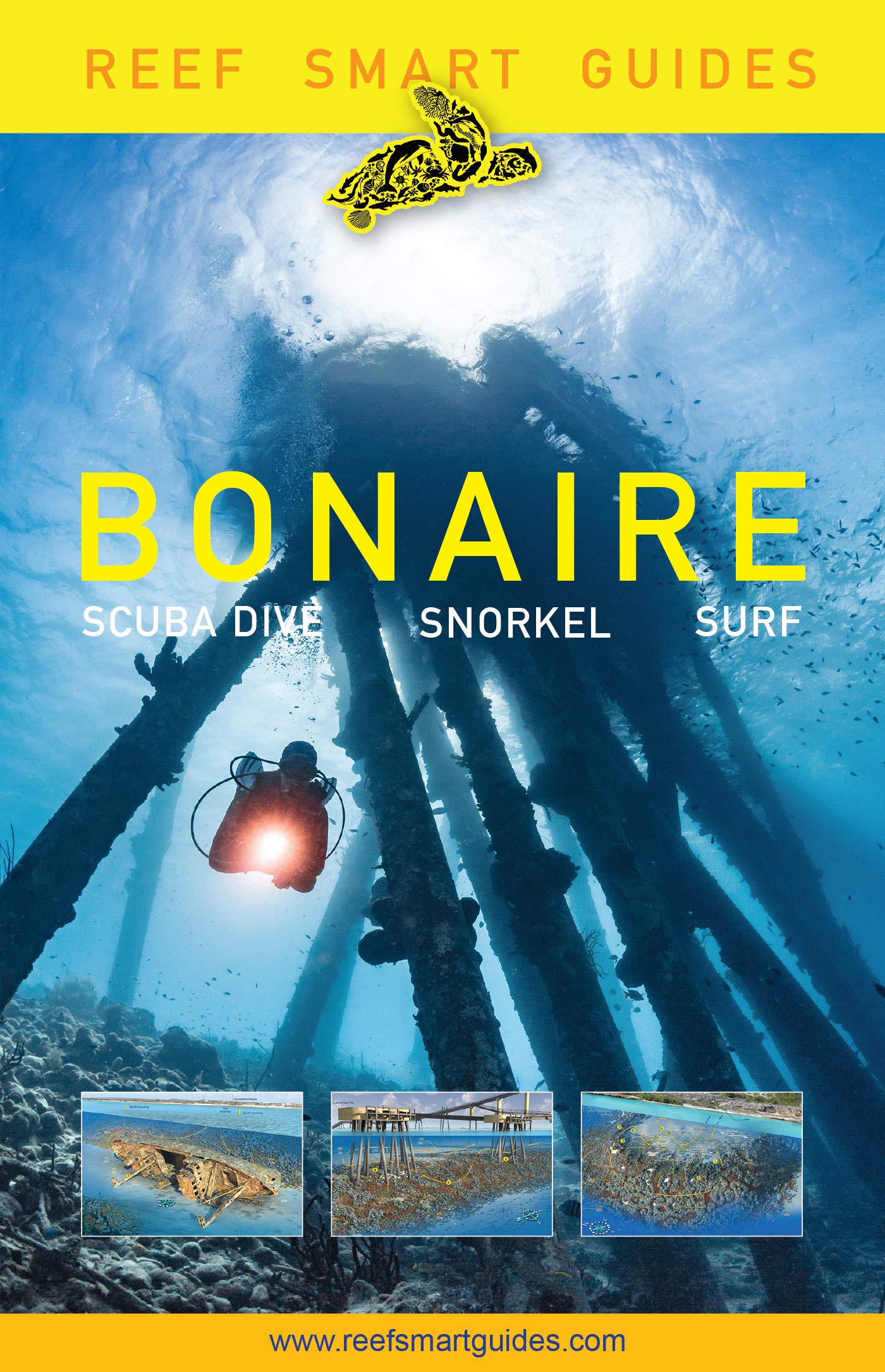 Reef Smart Guides Bonaire: Scuba Dive. Snorkel. Surf. (Best Netherlands' Bonaire Diving Spots, Scuba Diving Travel Guide) Leisure, Home & Garden