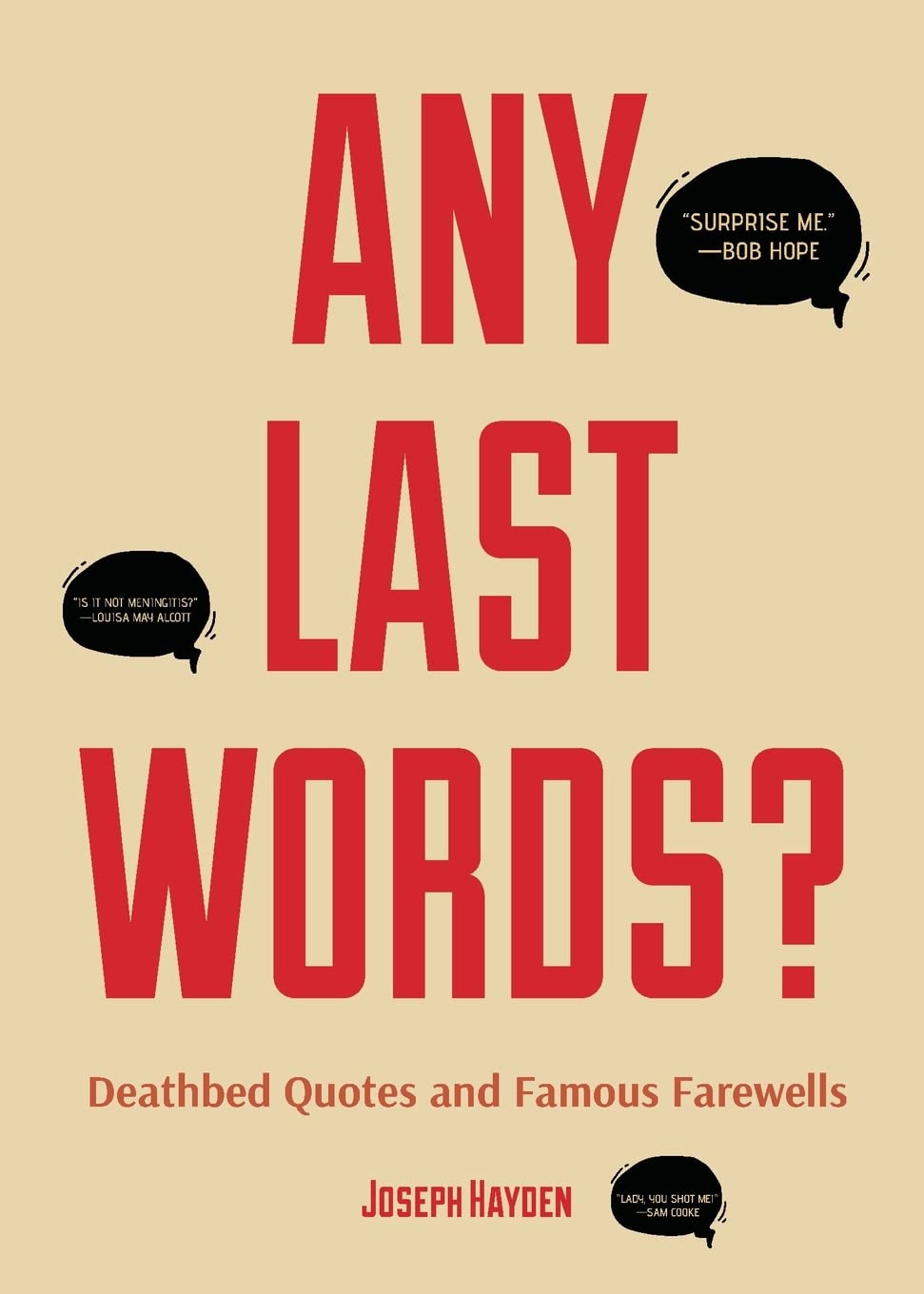 Product Image: Any Last Words?