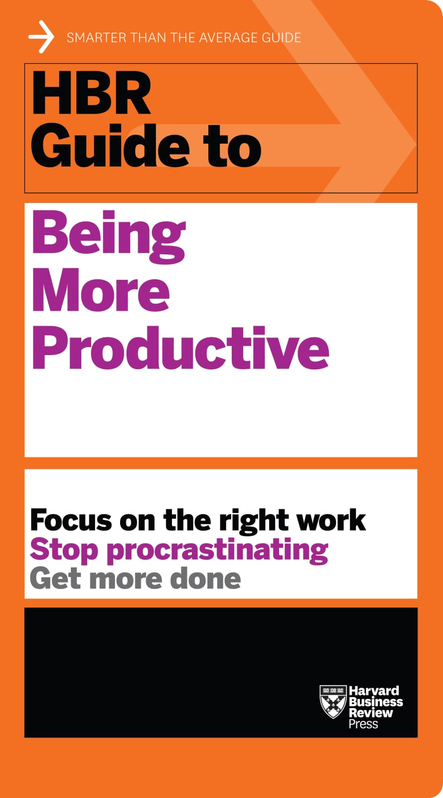 HBR Guide to Being More Productive Business, Finance & Career