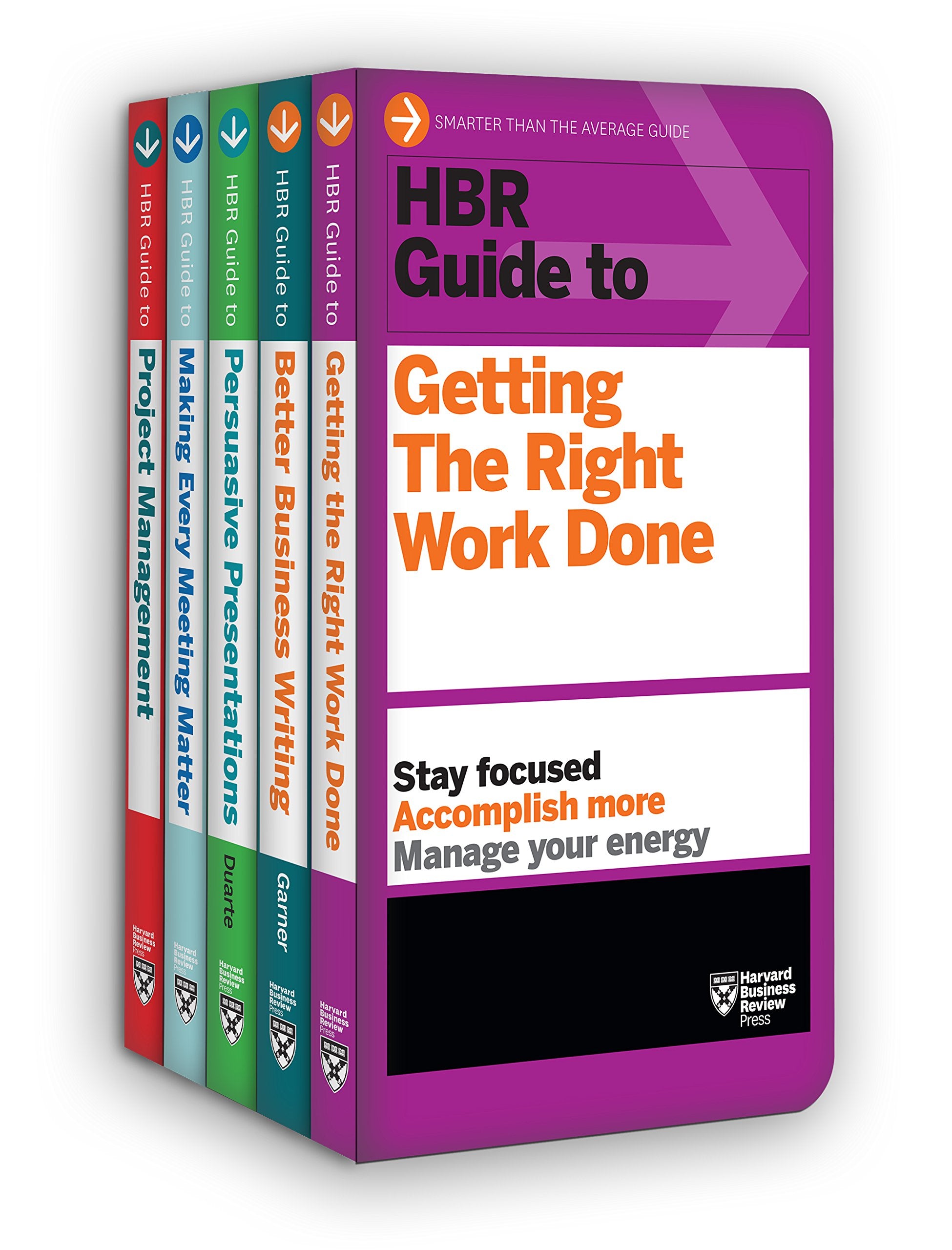 HBR Guides to Being an Effective Manager Collection (5 Books) (HBR Guide Series): Getting the Right Work Done / Better Business Writing / Persuasive ... Every Meeting Matter / Project Management Business, Finance & Career
