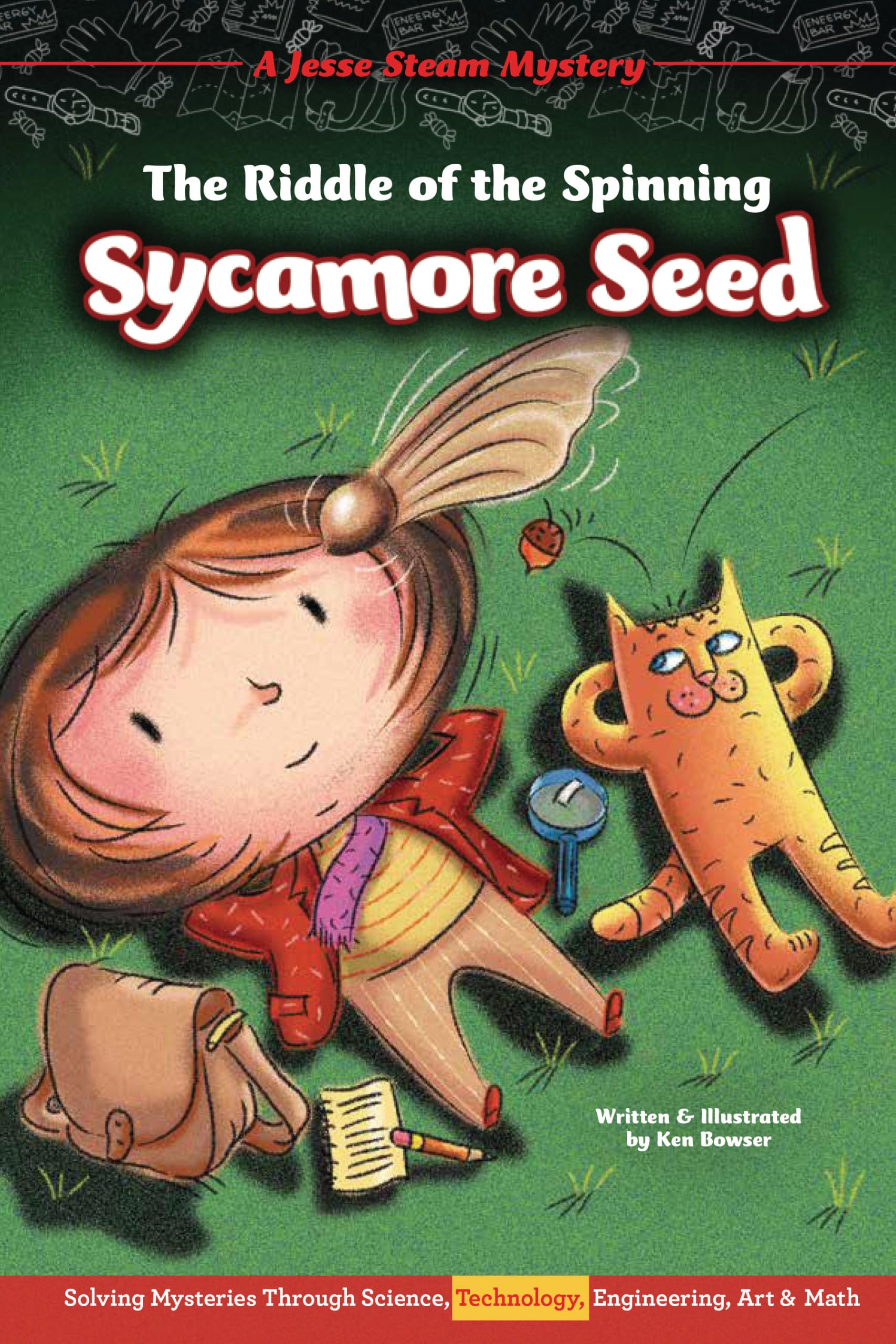 The Riddle of the Spinning Sycamore Seed: Solving Mysteries Through Science, Technology, Engineering, Art & Math (Jesse Steam Mysteries) Novels & Short Stories