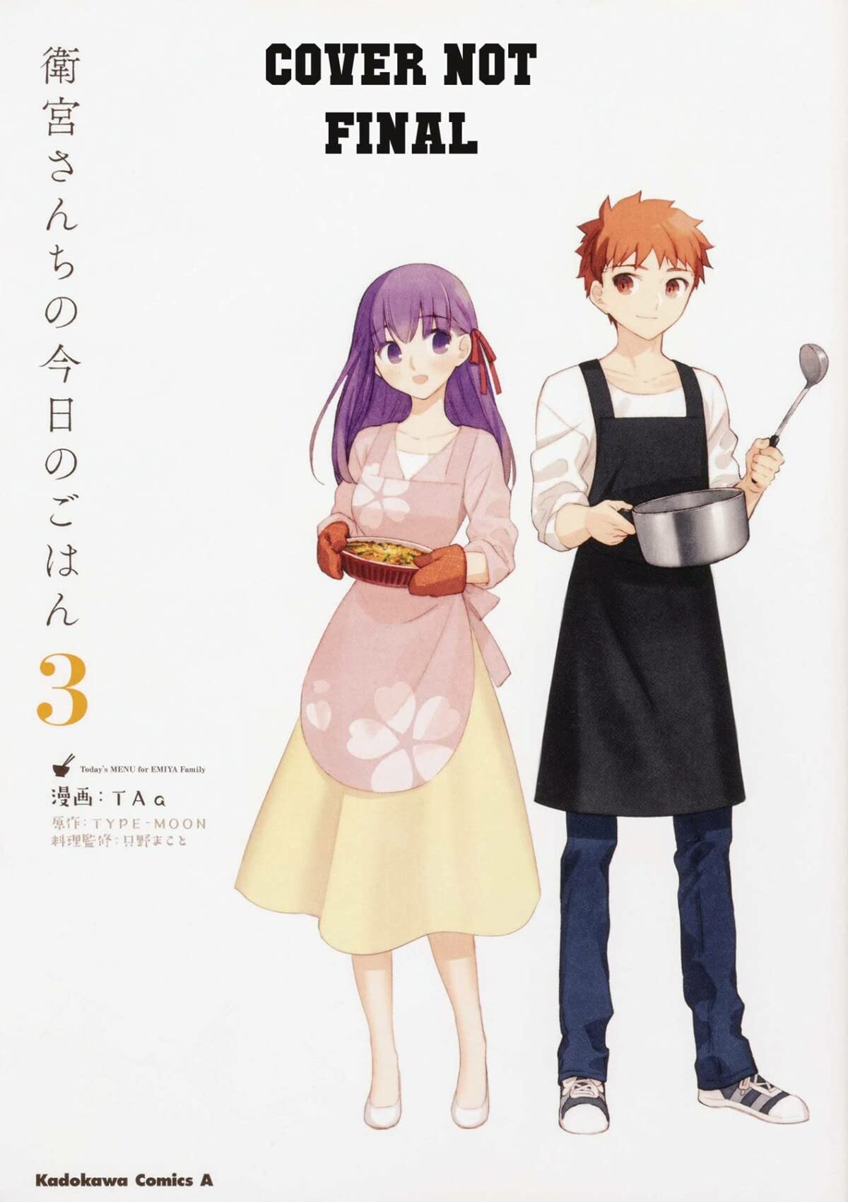 Today's Menu for the Emiya Family, Volume 3 (fate/) Manga