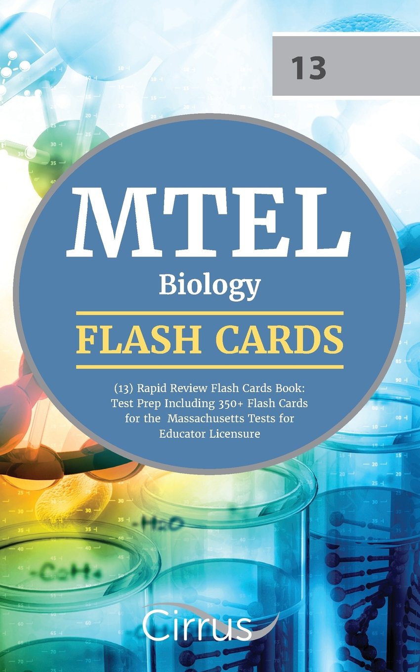 MTEL Biology (13) Rapid Review Flash Cards Book: Test Prep Including 350+ Flash Cards for the Massachusetts Tests for Educator Licensure Books