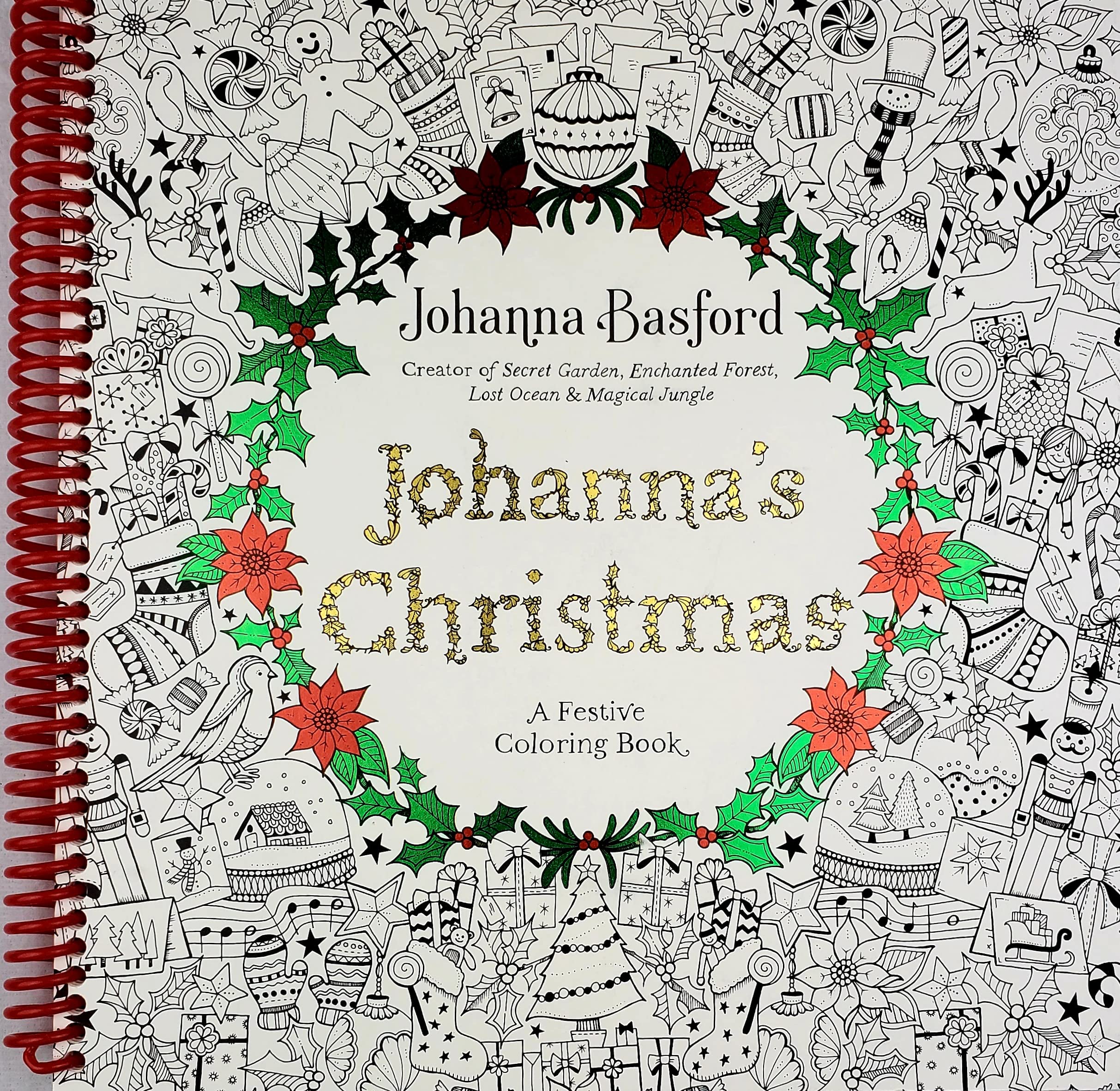 Johanna's Christmas: A Festive Coloring Book for Adults Books