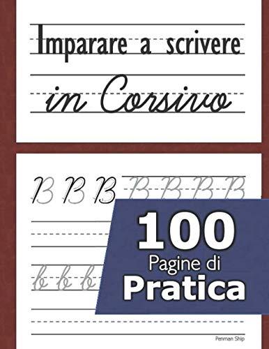 Imparare a scrivere in corsivo - 100 pagine di pratica: Il corsivo dalla a alla z la pratica - Eserciziario corsivo - Per bambini e adulti - Montessori - Scuola primaria – Imparo a scrivere in corsivo Tiptoi & Games