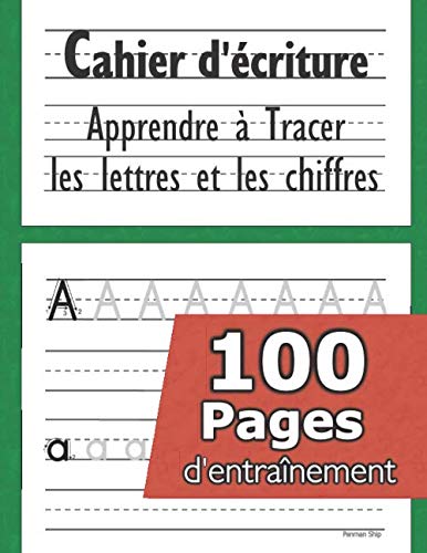 Cahier d'écriture - Apprendre à tracer les lettres et les chiffres: CP 3-5 ans - Mon Cahier d'écriture - apprendre a écrire - apprendre l'alphabet - Cahier d'écriture Maternelles Tiptoi & Games