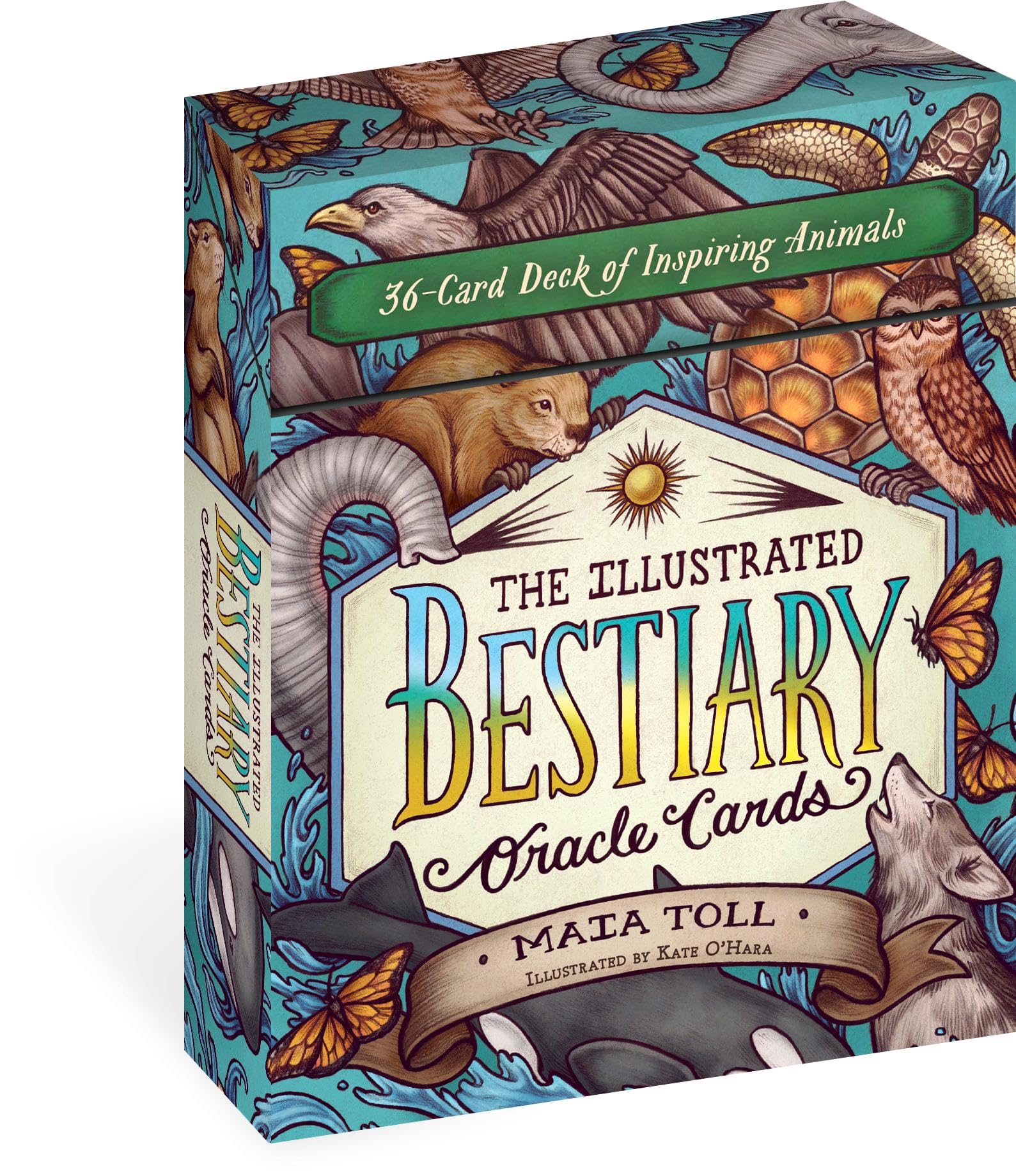 The Illustrated Bestiary Oracle Cards: 36-Card Deck of Inspiring Animals (Wild Wisdom) Leisure & Fun