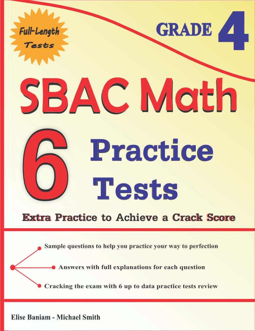 6 SBAC Math Practice Tests Grade 4: Extra Practice to Achieve a Crack Score Education & Training