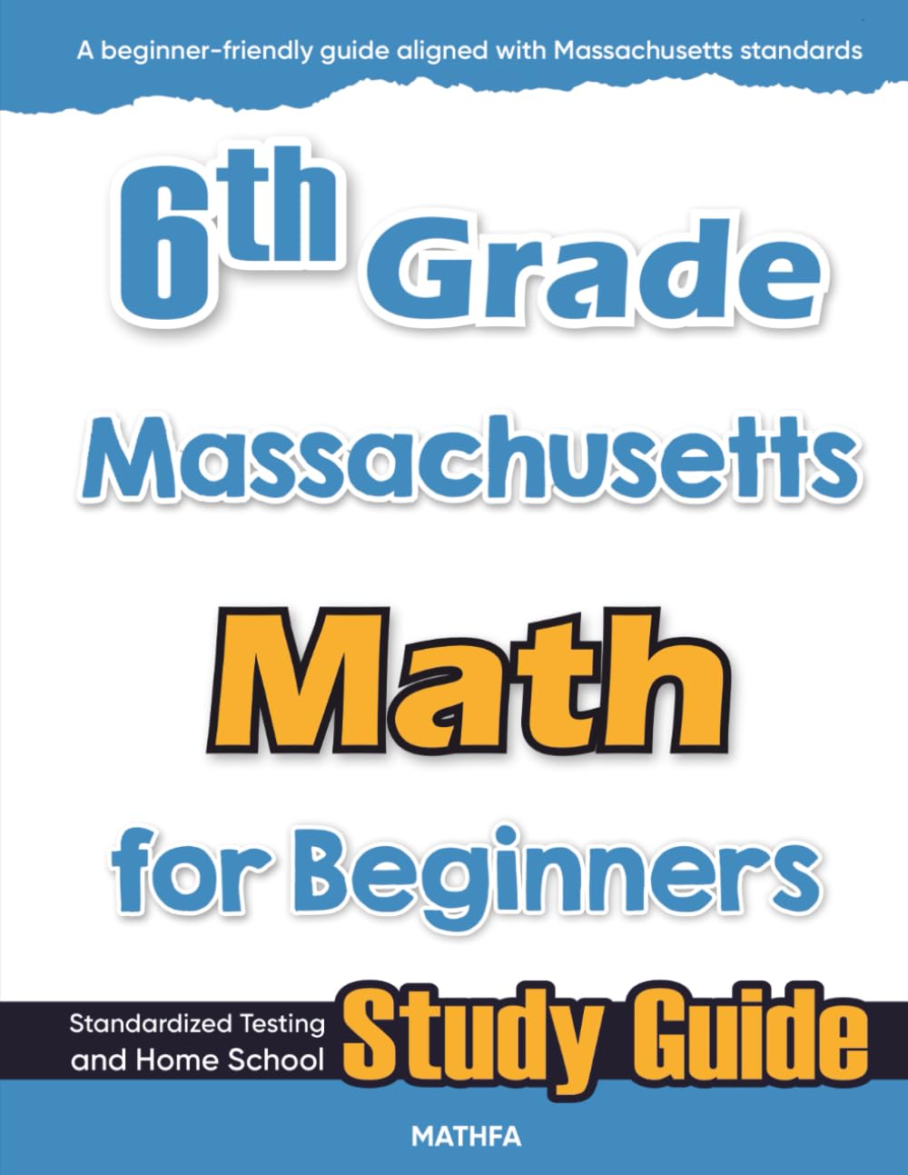 Product Image: 6th Grade Massachusetts Math for Beginners