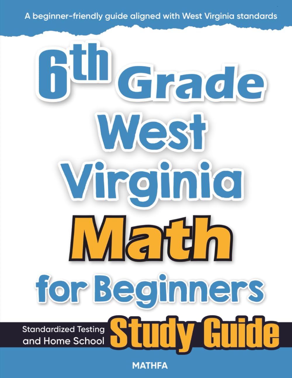 Product Image: 6th Grade West Virginia Math for Beginners