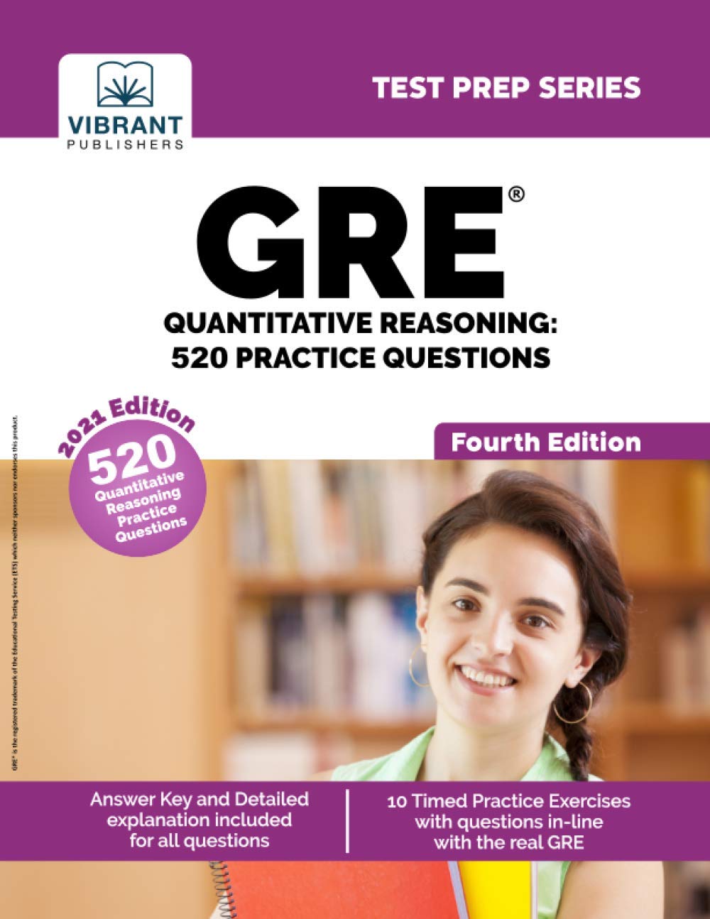 GRE Quantitative Reasoning: 520 Practice Questions (Fourth Edition) Study Guides Books