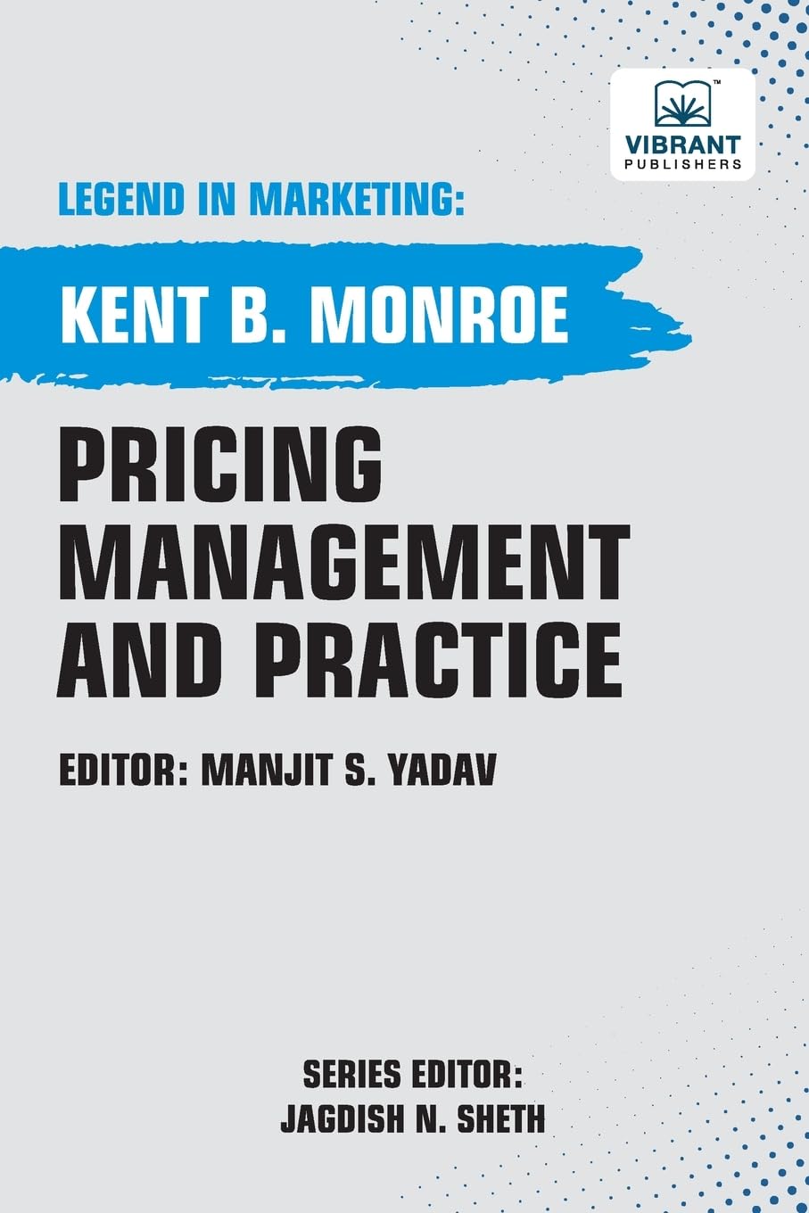 Pricing Management and Practice (Legend in Marketing, Band 43) Business, Finance & Career