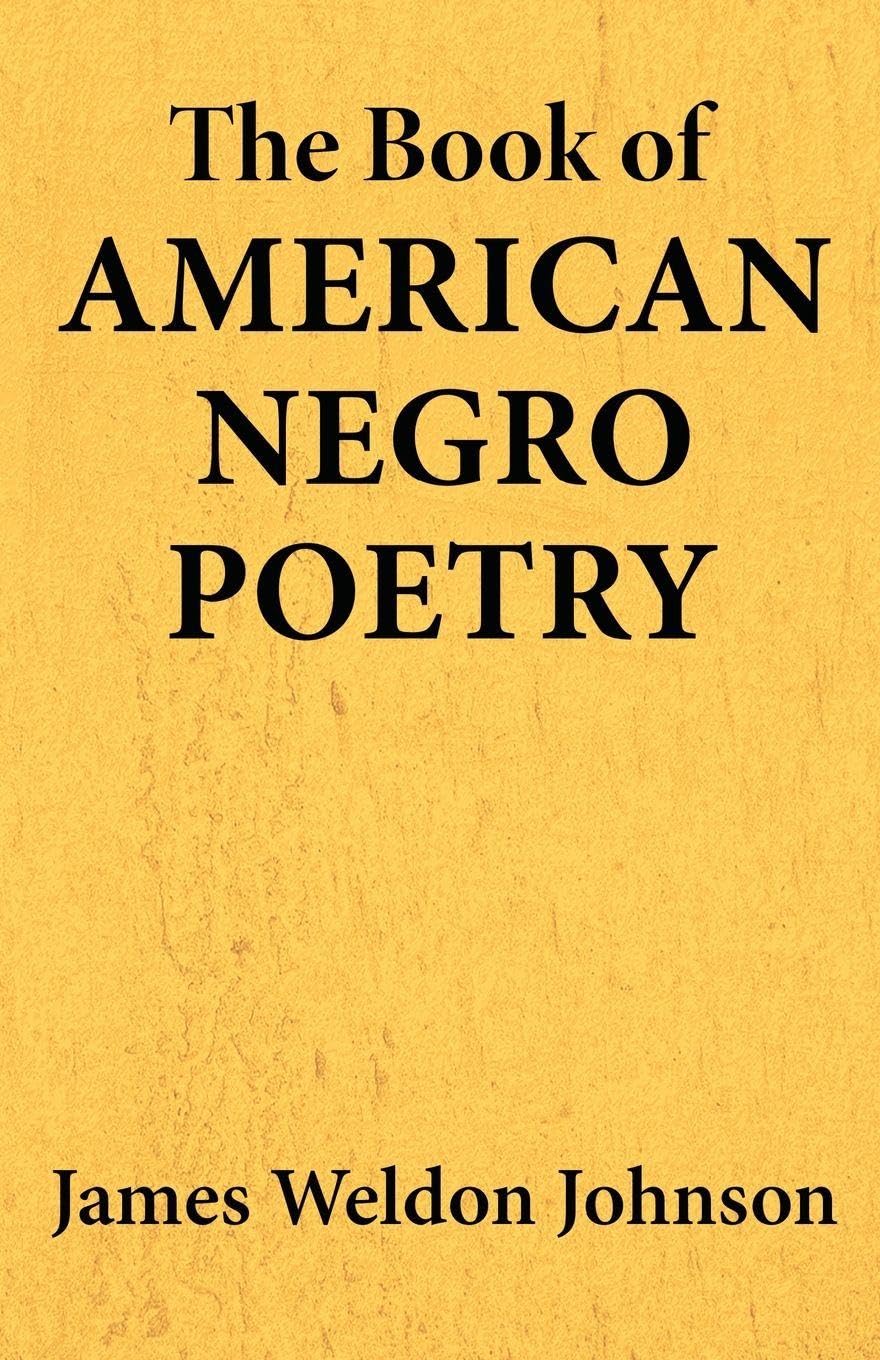 The Book of American Negro Poetry Contemporary literature