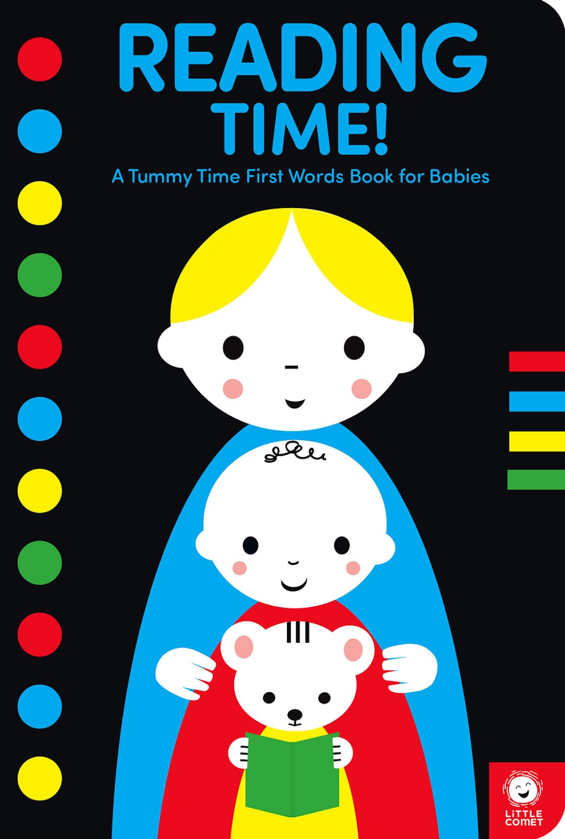 Reading Time!: A Tummy Time First Words Book for Babies Parents & Children