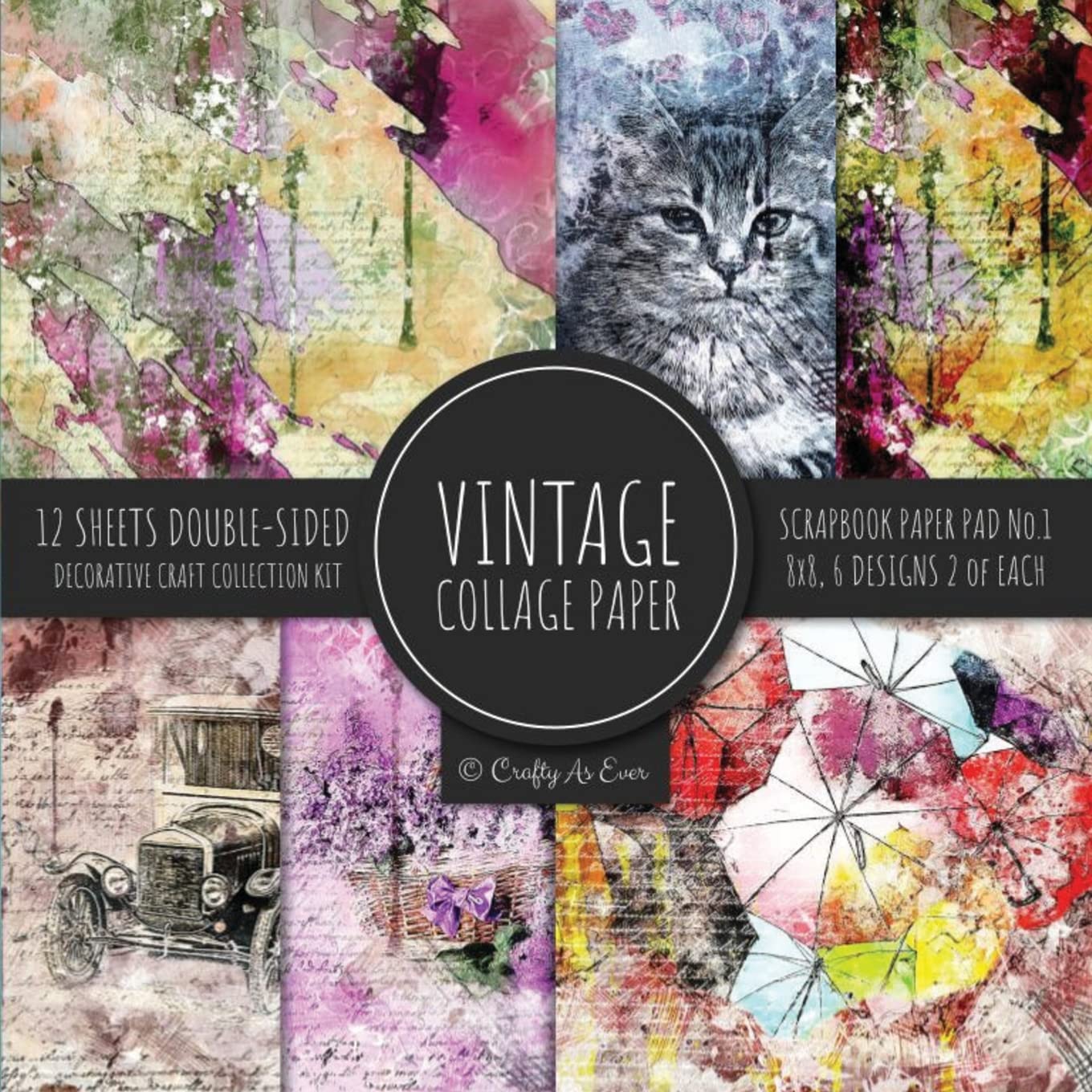 Vintage Collage Paper for Scrapbooking: Ephemera Paper for Crafts and Printmaking Cardmaking Hobbies & Crafts