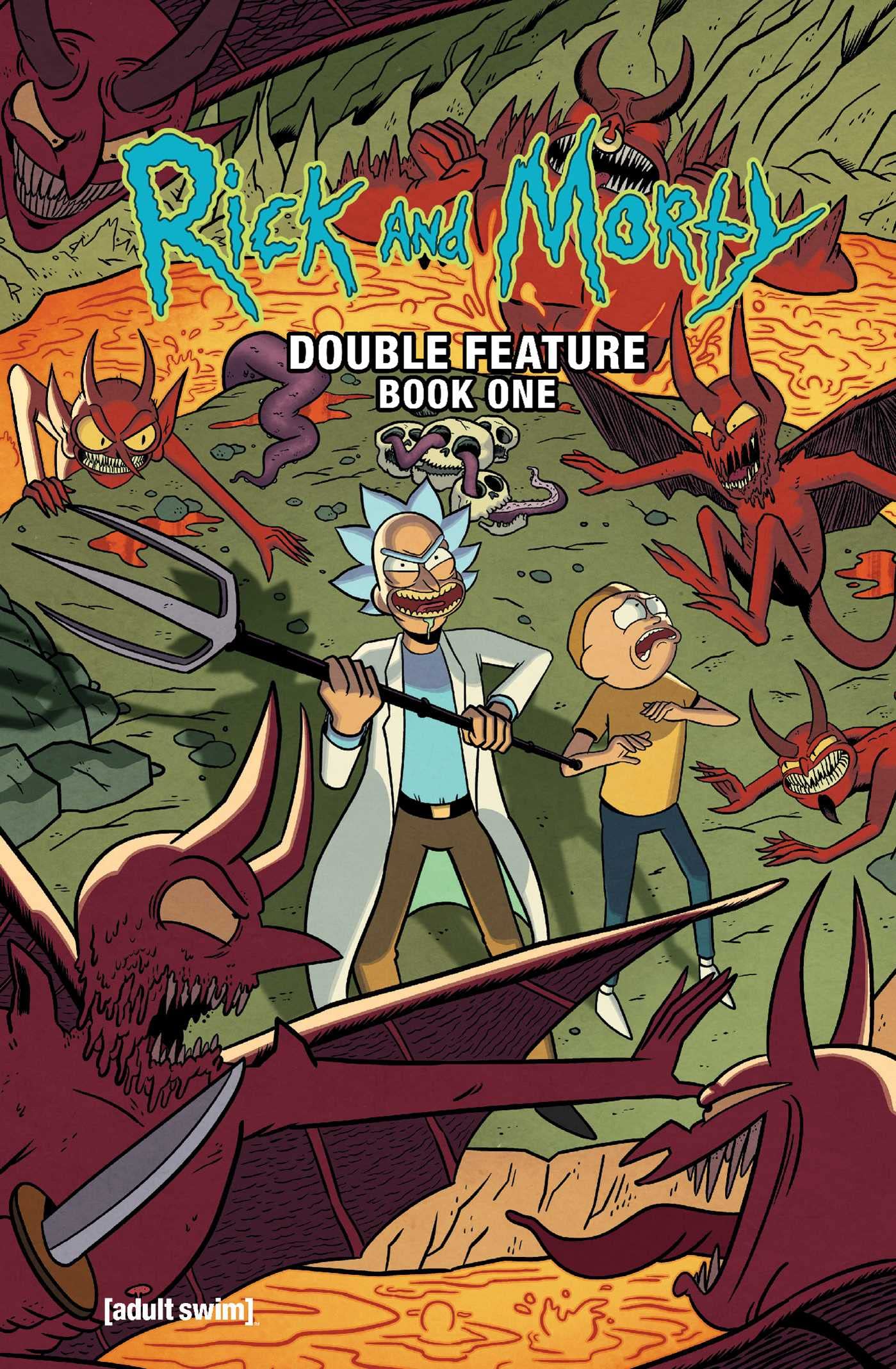 Rick and Morty: Deluxe Double Feature Vol. 1: Go to Hell & Ever After (RICK & MORTY DLX DOUBLE FEATURE HC) Humour & Satire