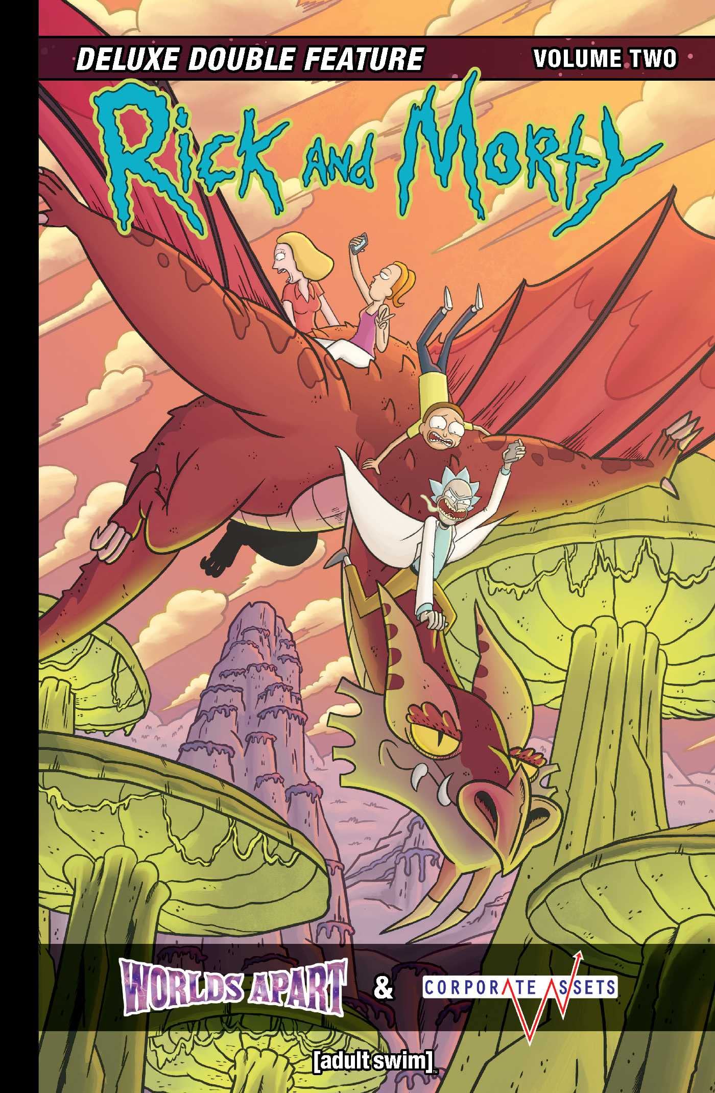 Rick and Morty: Deluxe Double Feature Vol. 2 (RICK & MORTY DLX DOUBLE FEATURE HC, Band 2) Manga