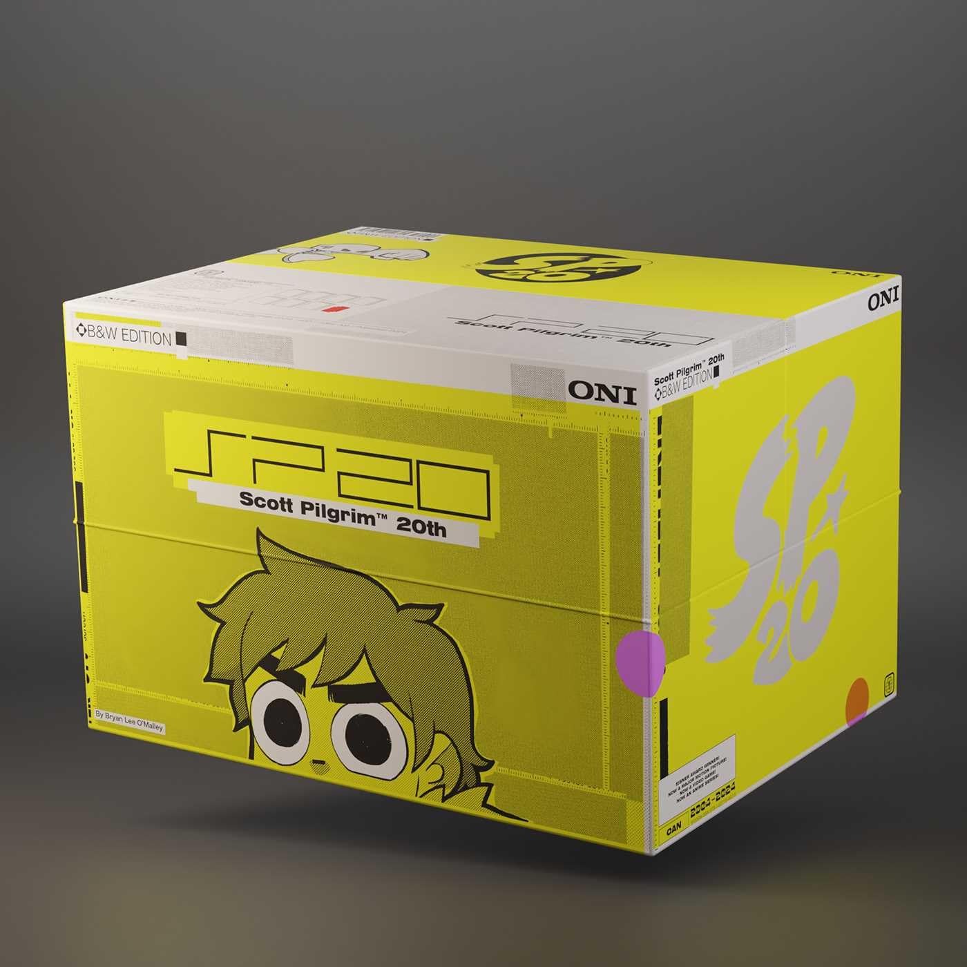 Scott Pilgrim 20th Anniversary B&W Hardcover Box Set Manga