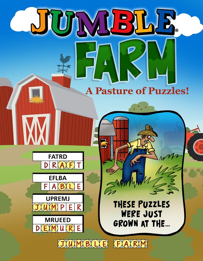 Jumble Farm: A Pasture of Puzzles! (Jumbles) Leisure & Fun