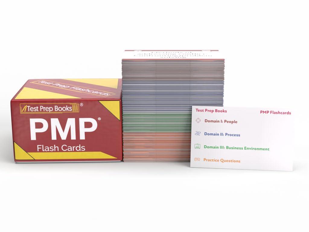 PMP Study Cards: PMP Exam Prep 2024-2025 with Practice Test Questions Covering the PMBOK 7th Edition Business, Finance & Career