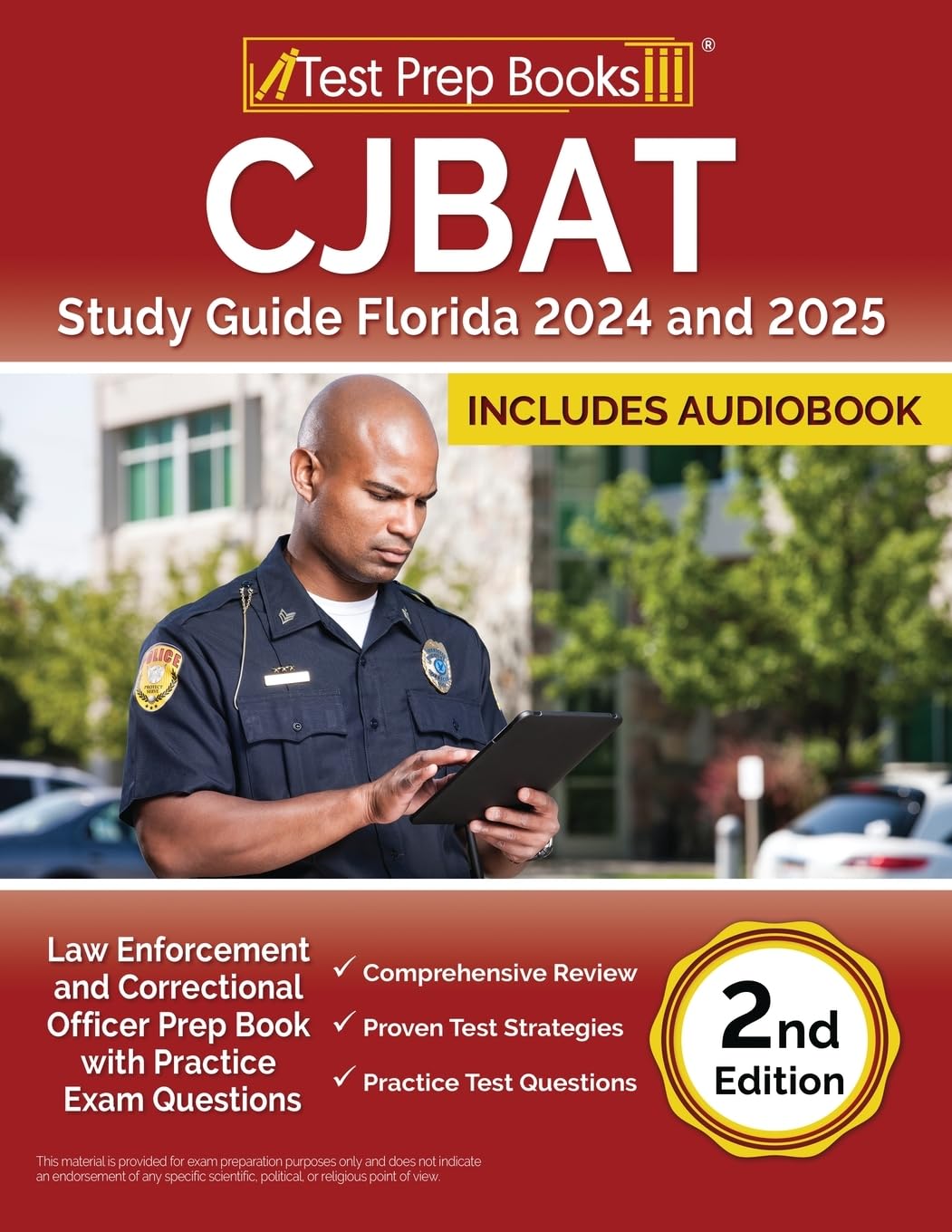 CJBAT Study Guide Florida 2024 and 2025: Law Enforcement and Correctional Officer Prep Book with Practice Exam Questions: Books