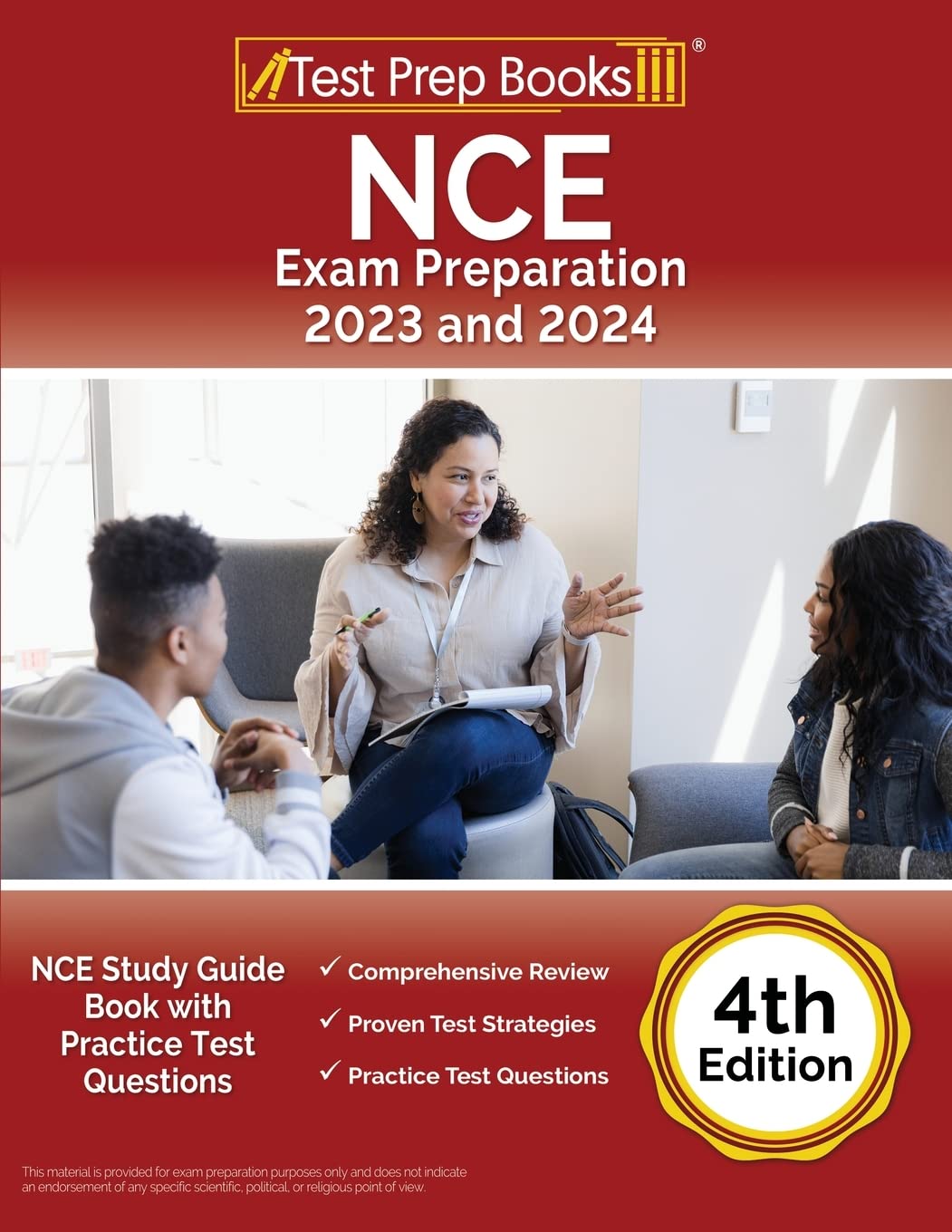 NCE Exam Preparation 2023 and 2024: NCE Study Guide Book with Practice Test Questions: Medicine