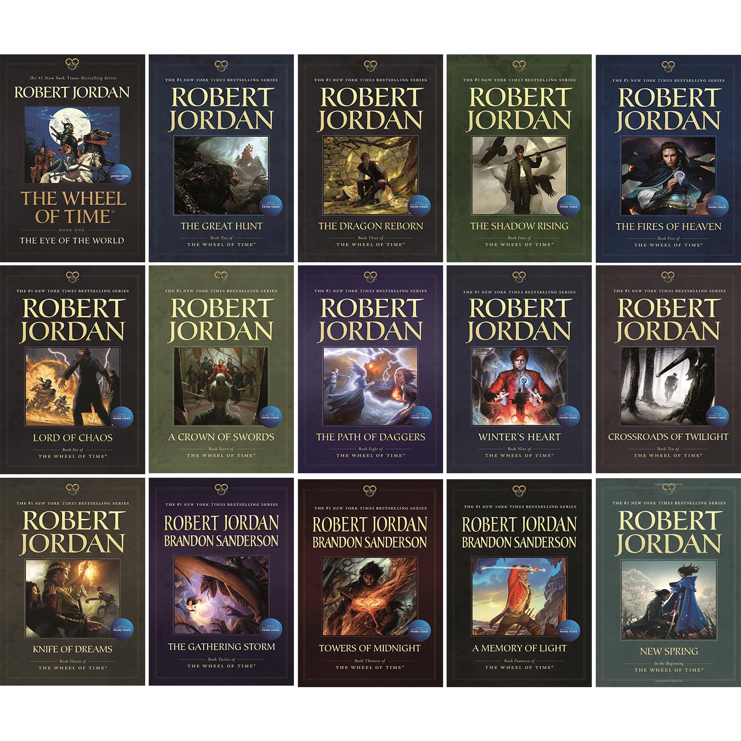 The Wheel of Time: Complete Set Of 15 Books