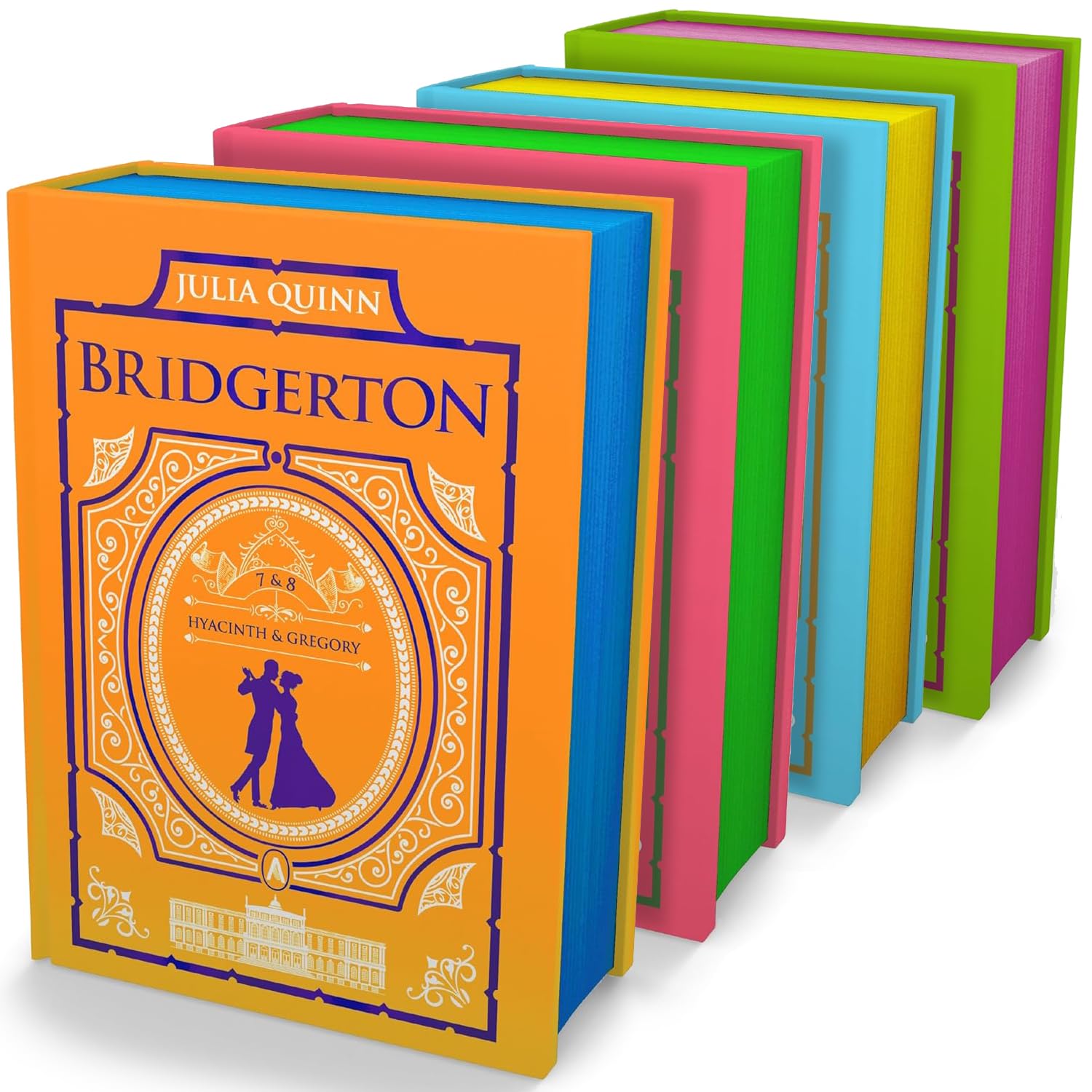 Set of 4 Complete Collection Bridgerton Collector's Edition Books by Julia Quinn Contemporary Romance