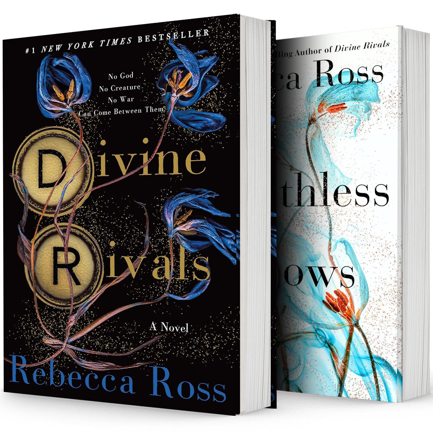 Letters of Enchantment Series, Collection Set 2 Books, by Rebecca Ross - Hardcover, Divine Rivals, Ruthless Vows Books