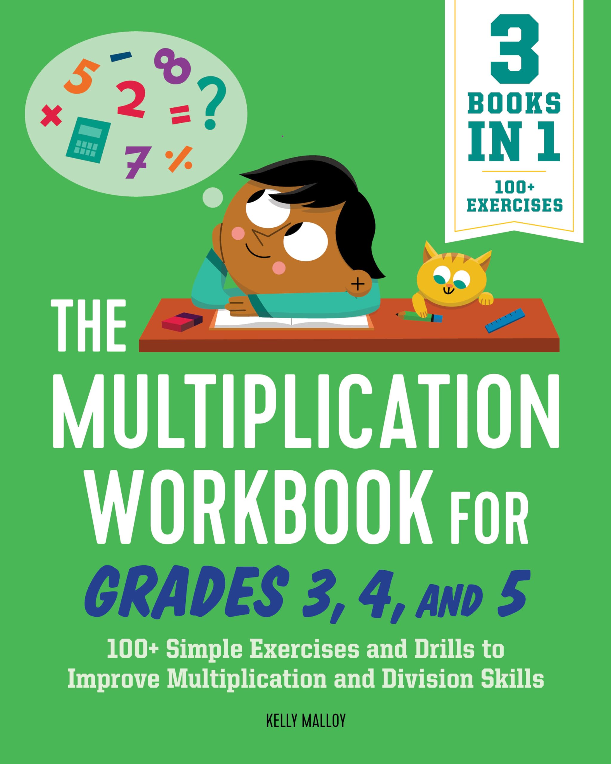 The Multiplication Workbook for Grades 3, 4, and 5 Study Guides