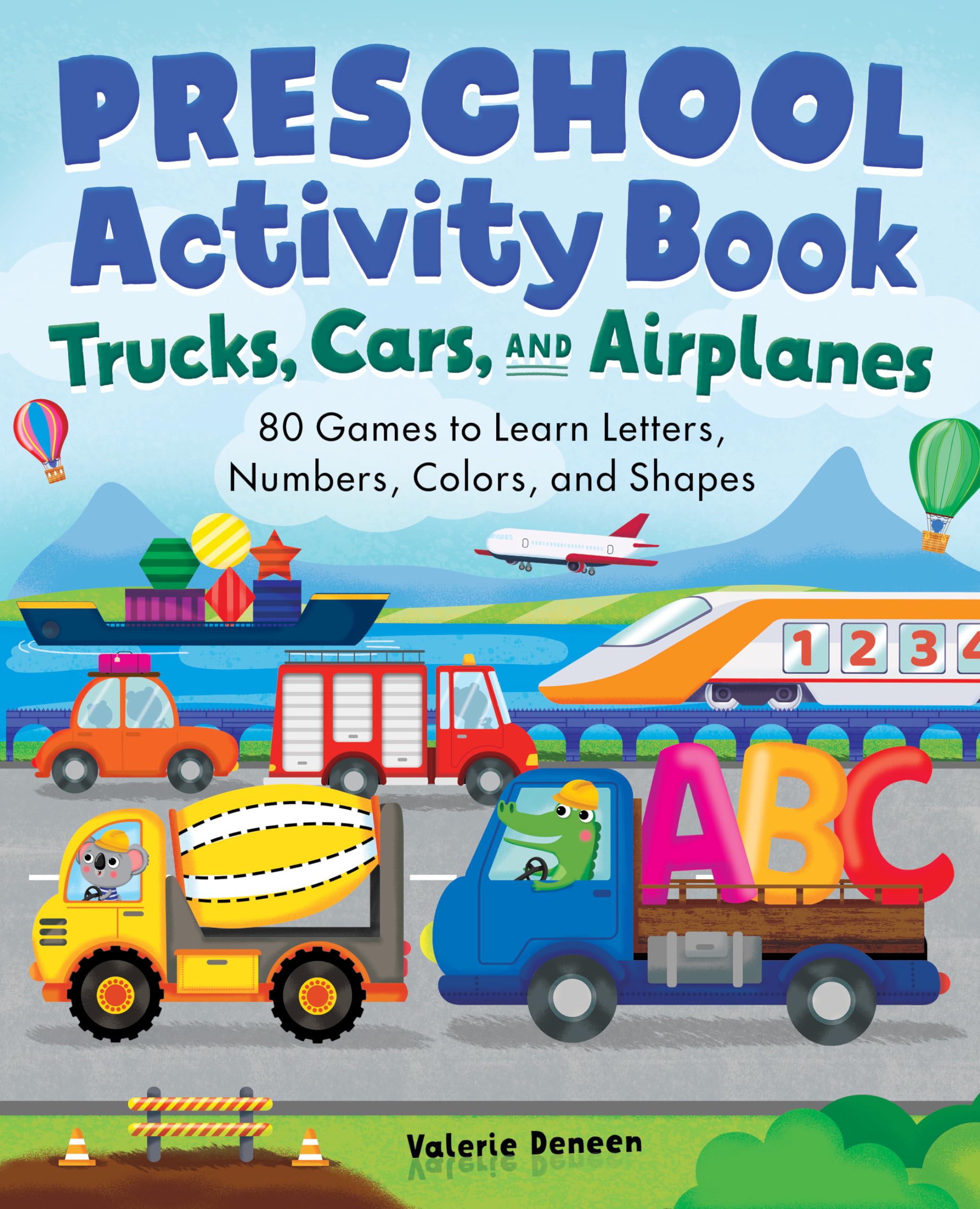 Preschool Activity Book Trucks, Cars, and Airplanes Hobbies & Crafts