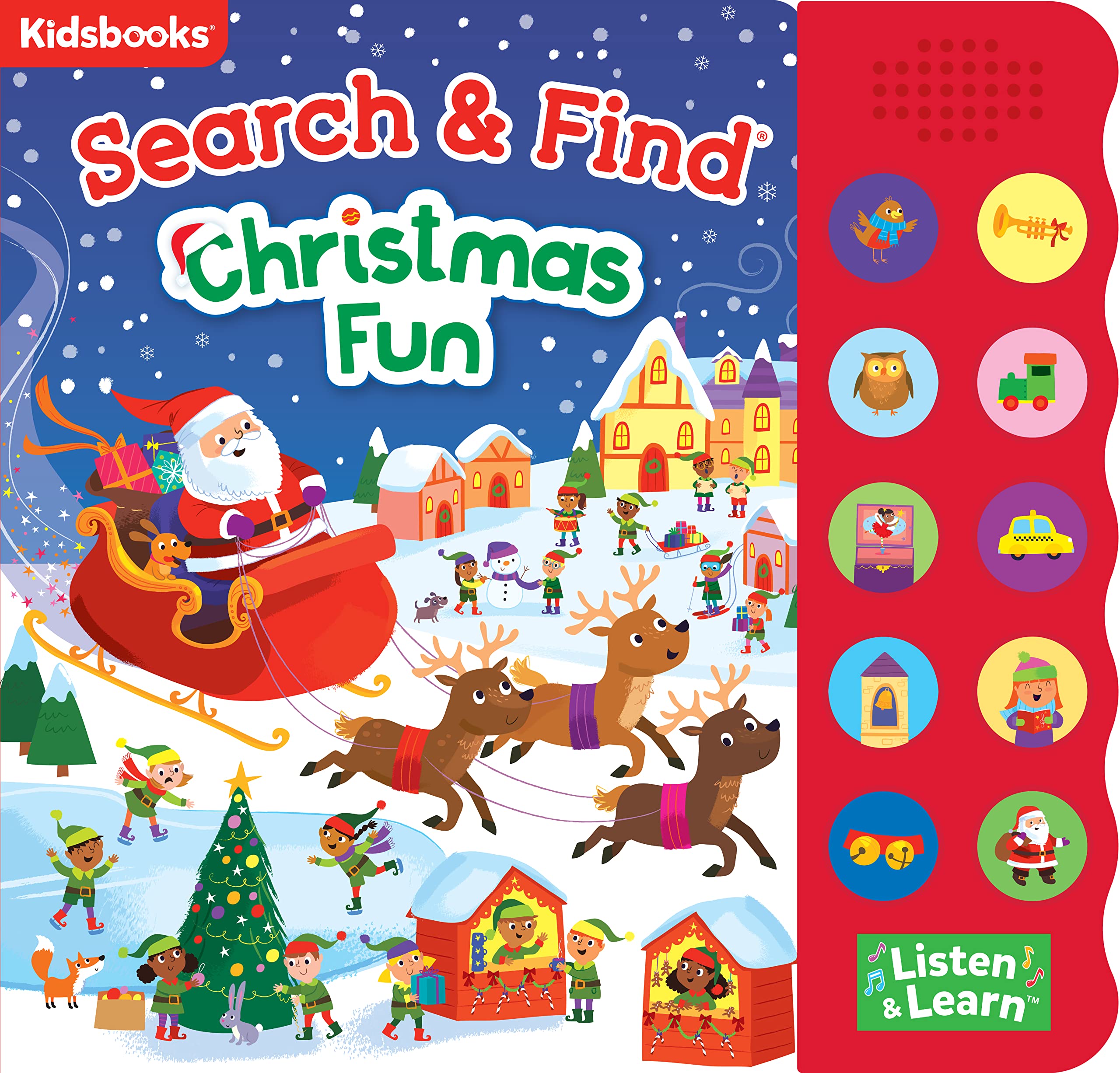 Search & Find: Christmas Fun (10 Button Interactive Sound Board Book): Christmas Fun (10-button Sound Book) Non-fiction