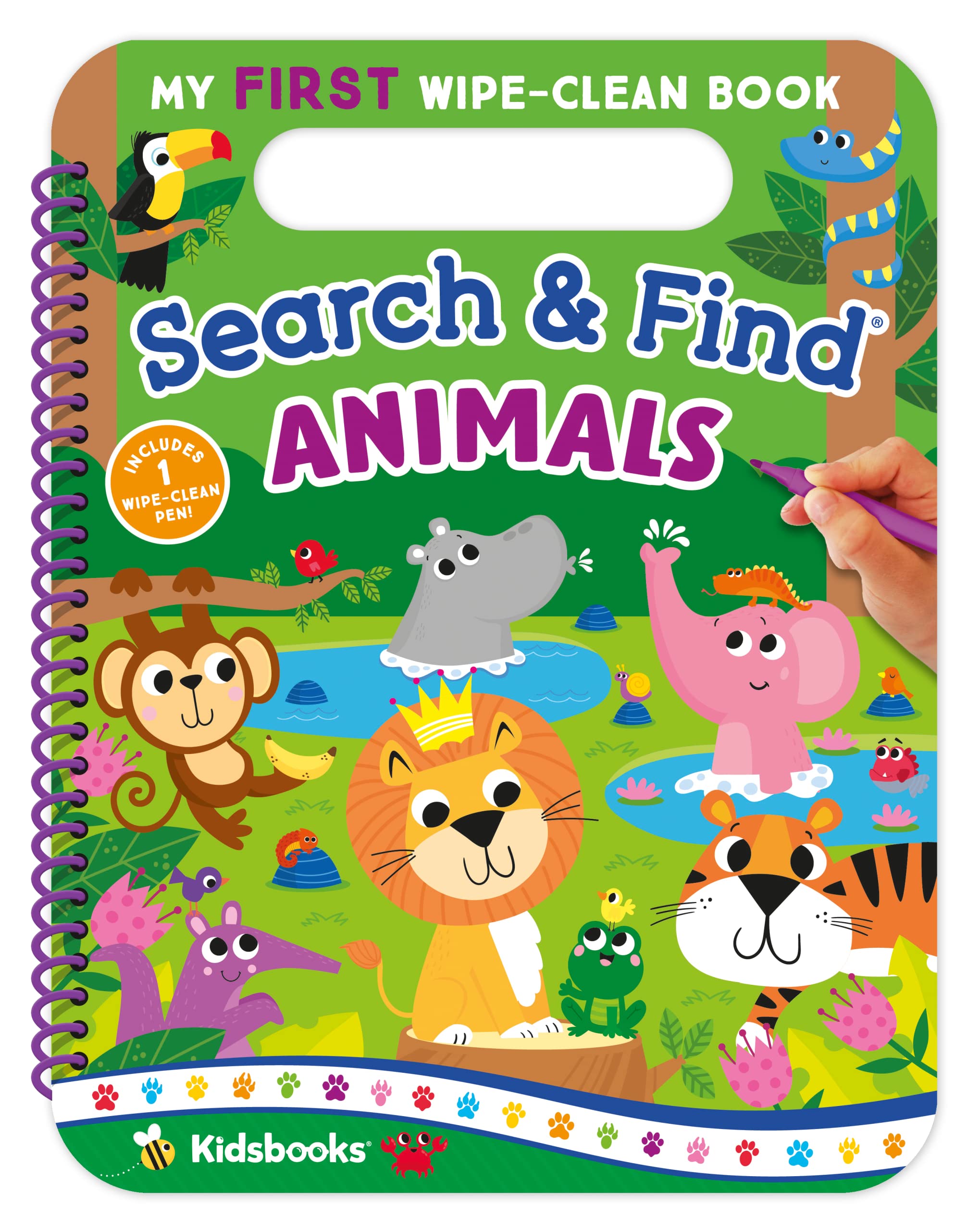 My First Wipe-clean Book: Search & Find Animals Tiptoi & Games