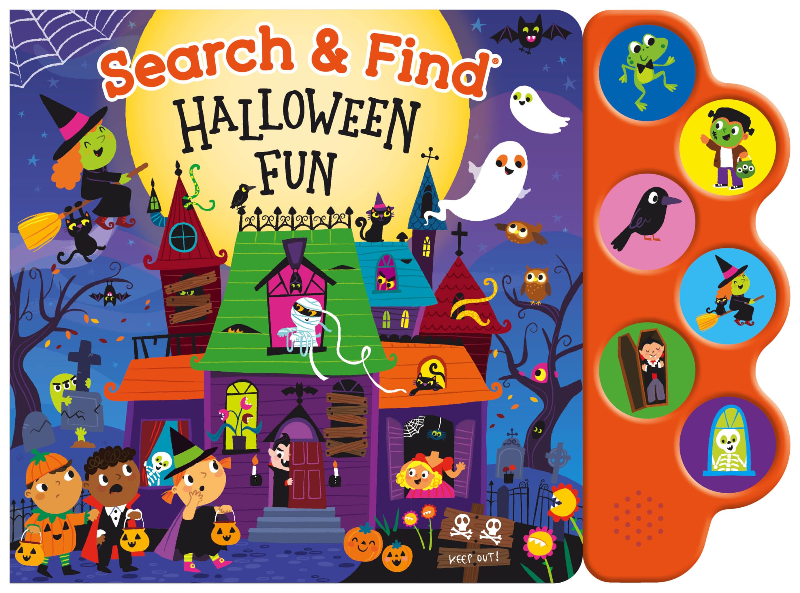Search & Find Halloween Fun (6-button Sound Book) Parents & Children