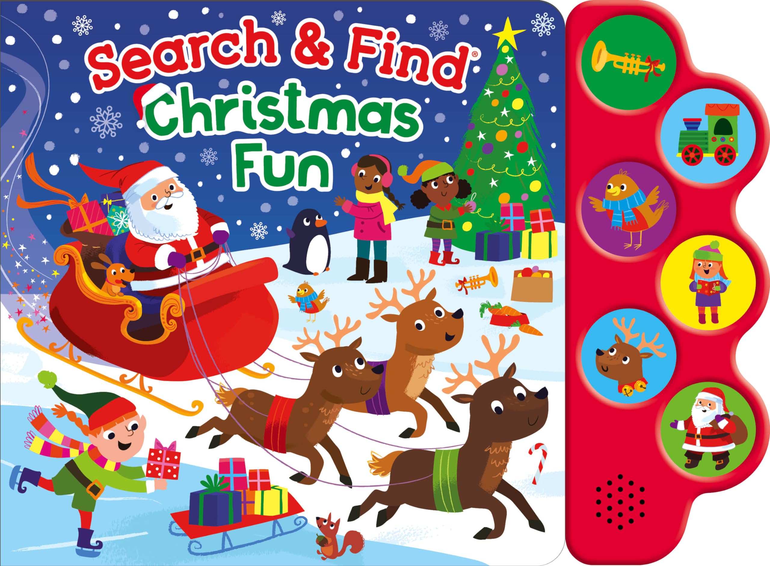 Search & Find Christmas Fun (6-button Sound Book) Parents & Children