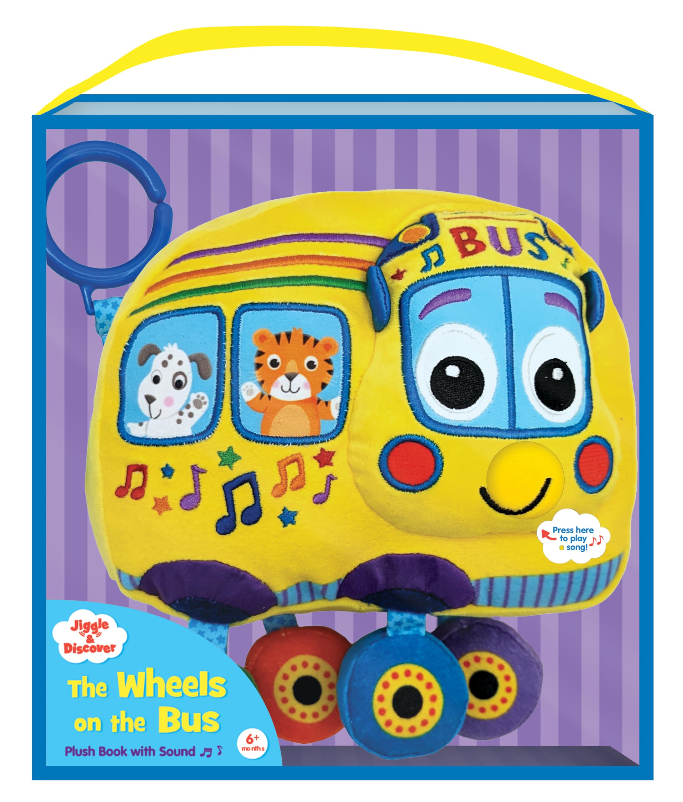 Jiggle & Discover: Wheels on the Bus (Plush with Sound) Novels & Short Stories
