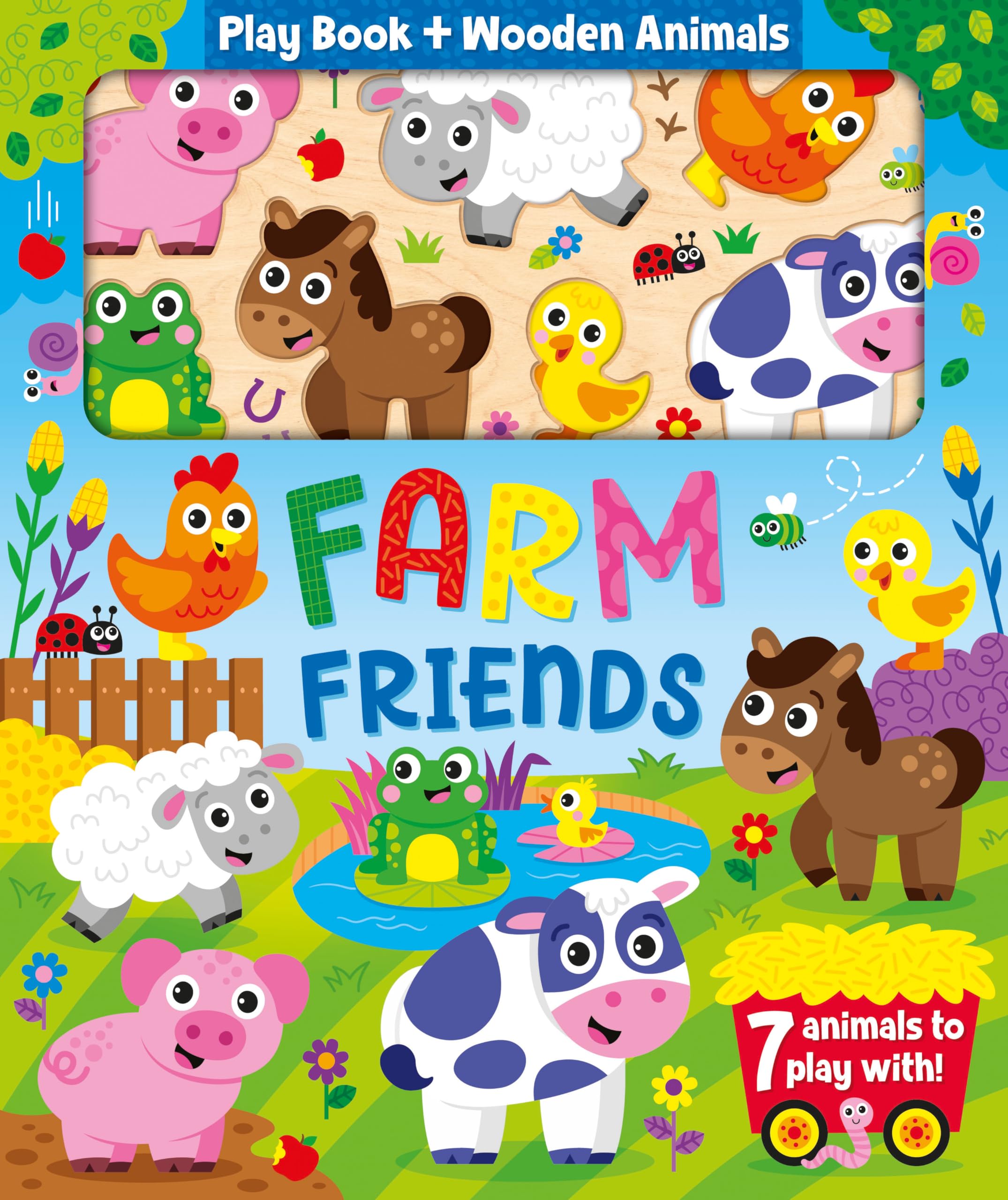 Farm Friends Wooden Animals Activity Book Novels & Short Stories