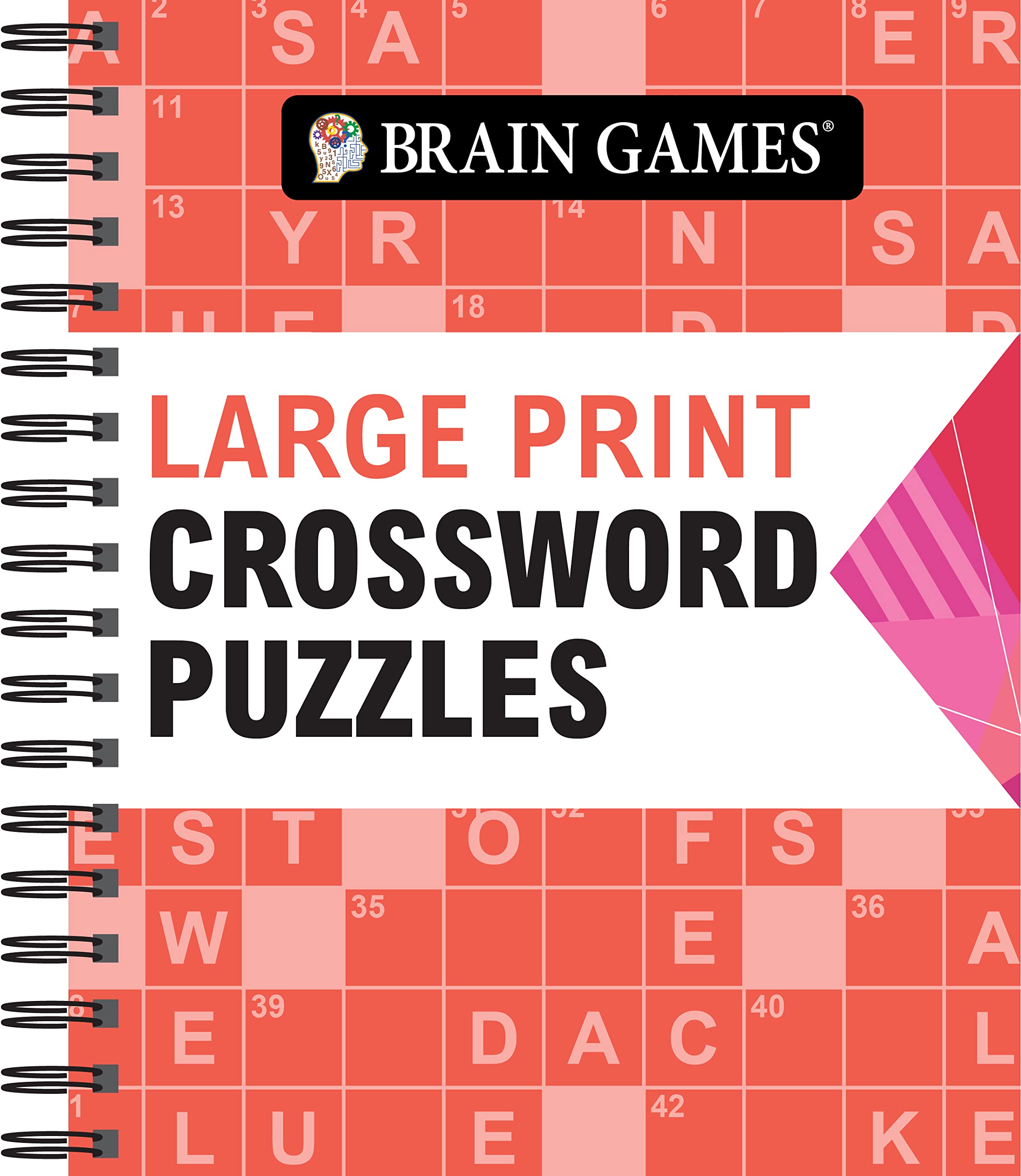 Brain Games - Large Print Crossword Puzzles (Arrow) Leisure & Fun