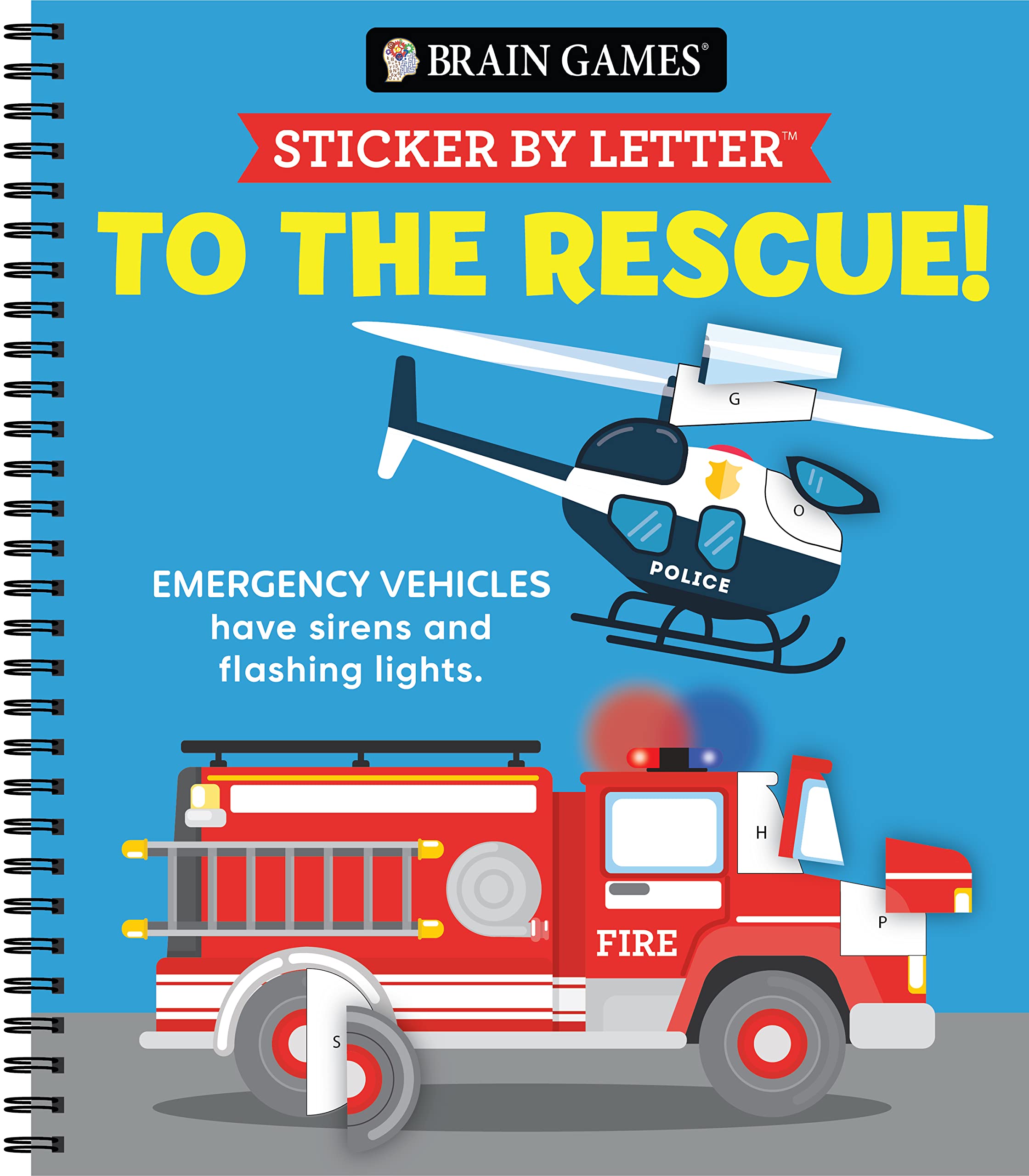 Brain Games - Sticker by Letter: To the Rescue Non-fiction