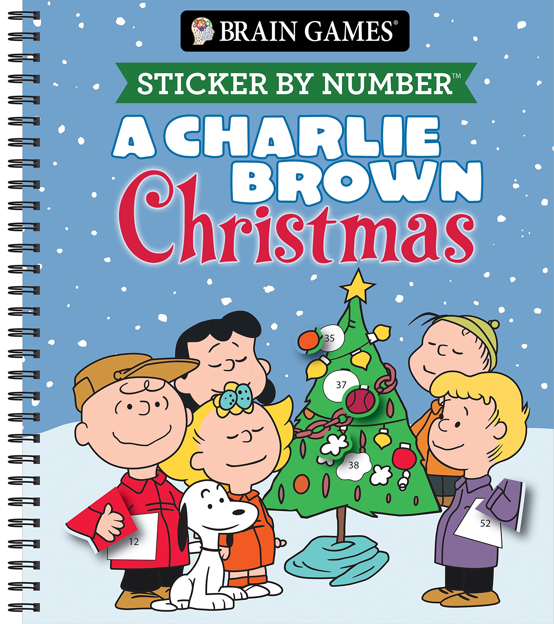 Brain Games - Sticker by Number: A Charlie Brown Christmas (Officially Licensed Peanuts Product) Film, Art & Culture