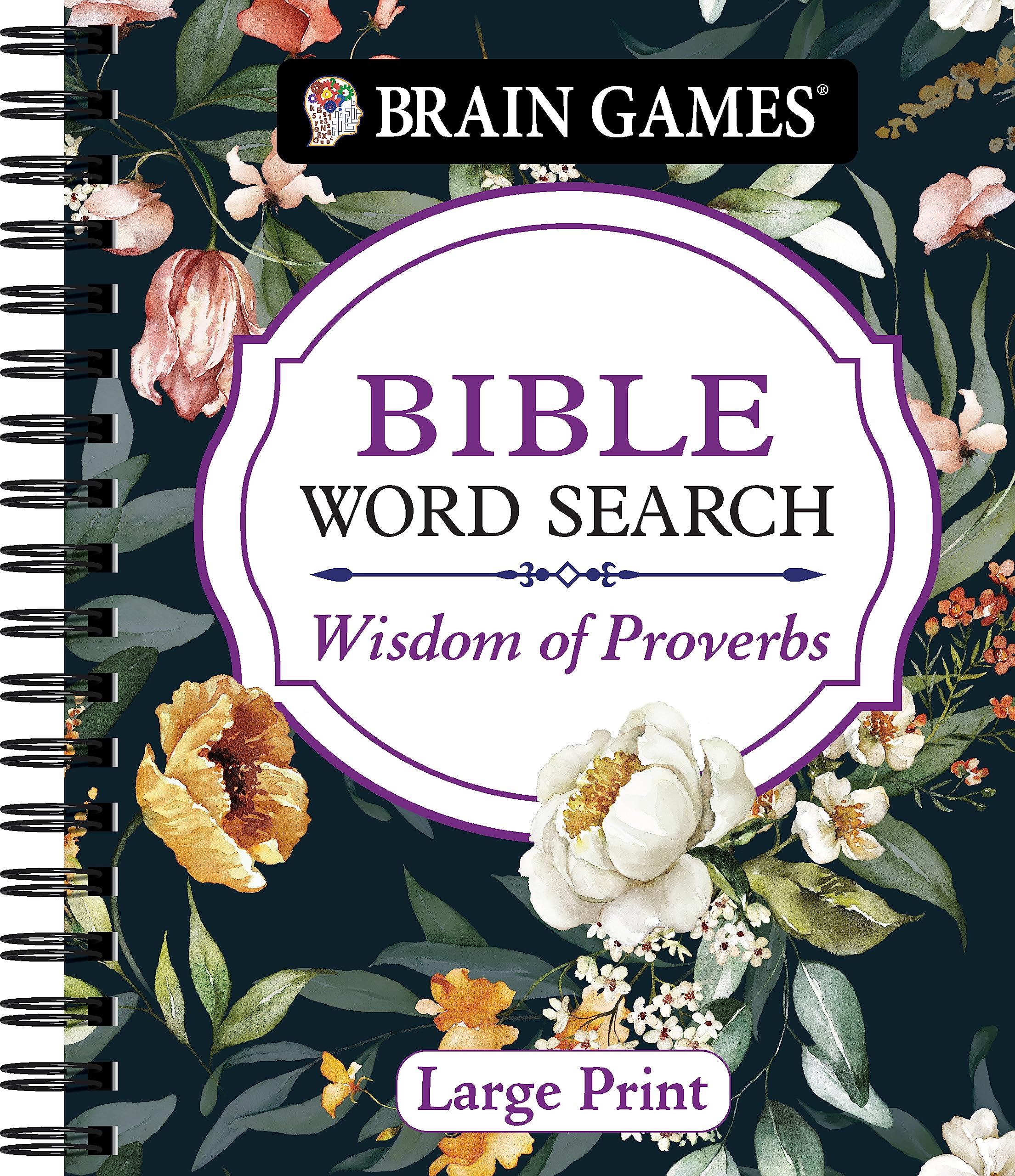 Brain Games - Bible Word Search: Wisdom of Proverbs Large Print Leisure & Fun