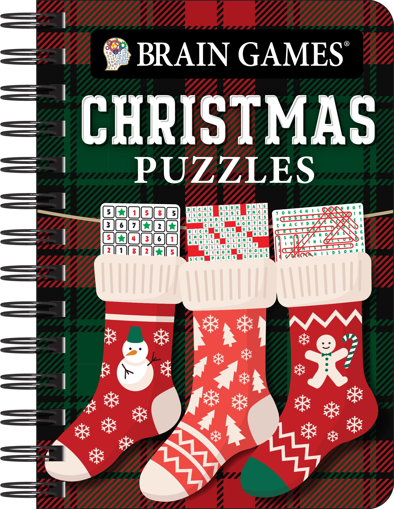 Brain Games - To Go - Christmas Puzzles (Stocking Cover): Volume 3 Hobbies & Crafts