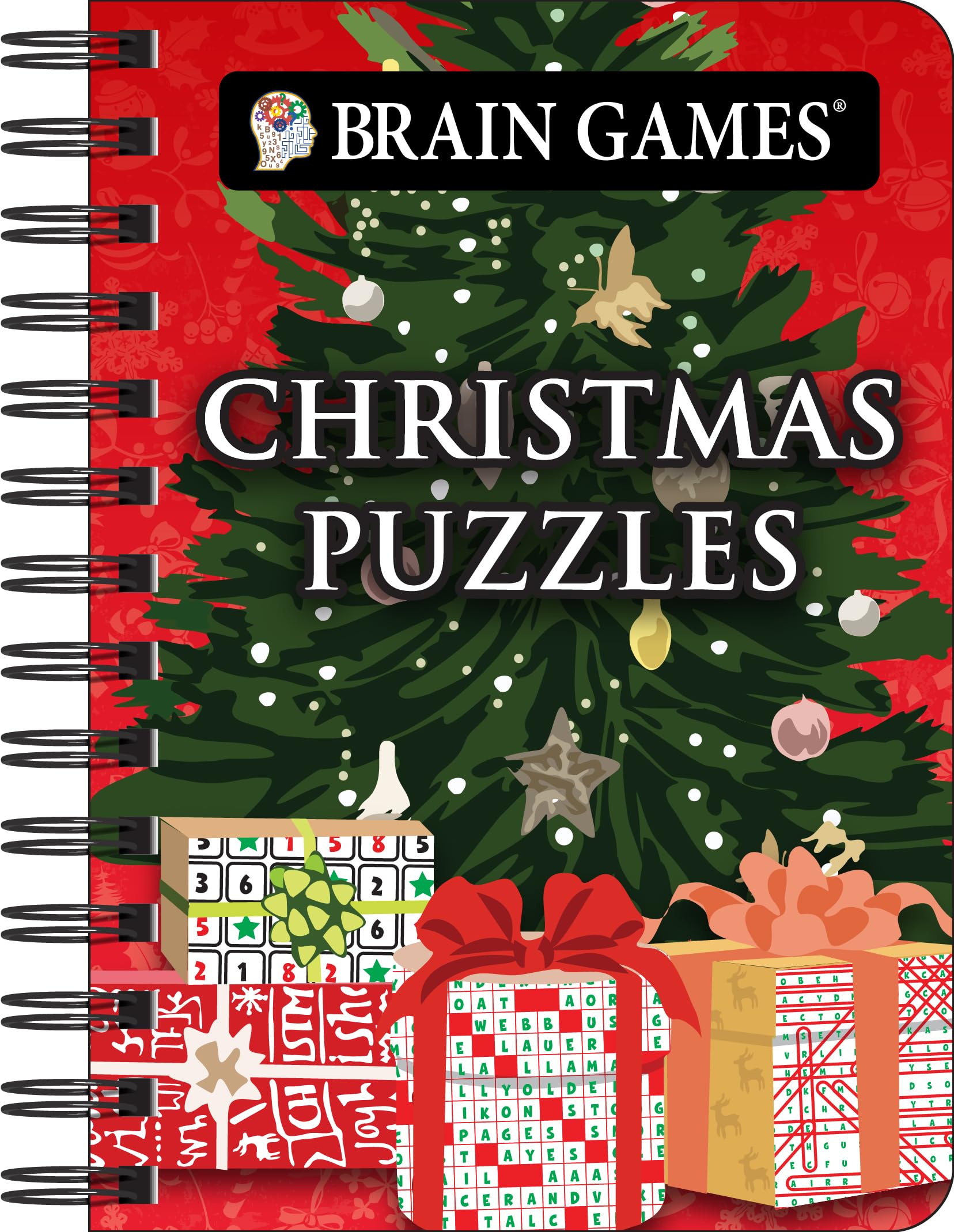 Brain Games - To Go - Christmas Puzzles (Tree and Presents Cover): Volume 4 Hobbies & Crafts