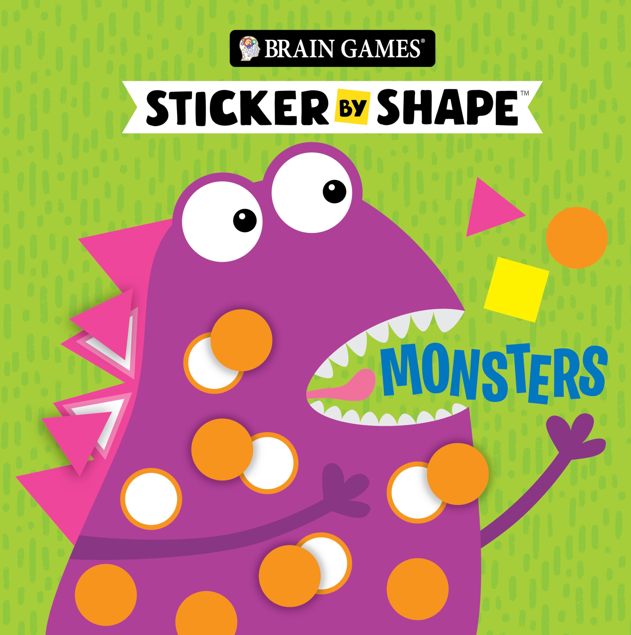 Brain Games - Sticker by Shape: Monsters (for Kids Ages 3-6) Non-fiction
