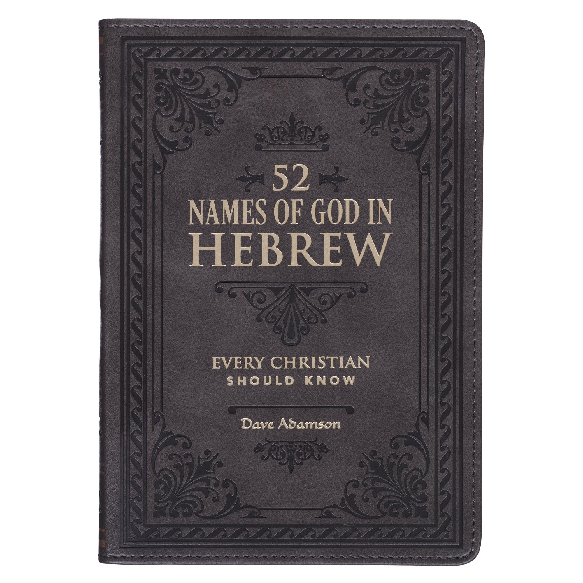 Gift Book 52 Hebrew Names of God Faux Leather Religion & Esotericism
