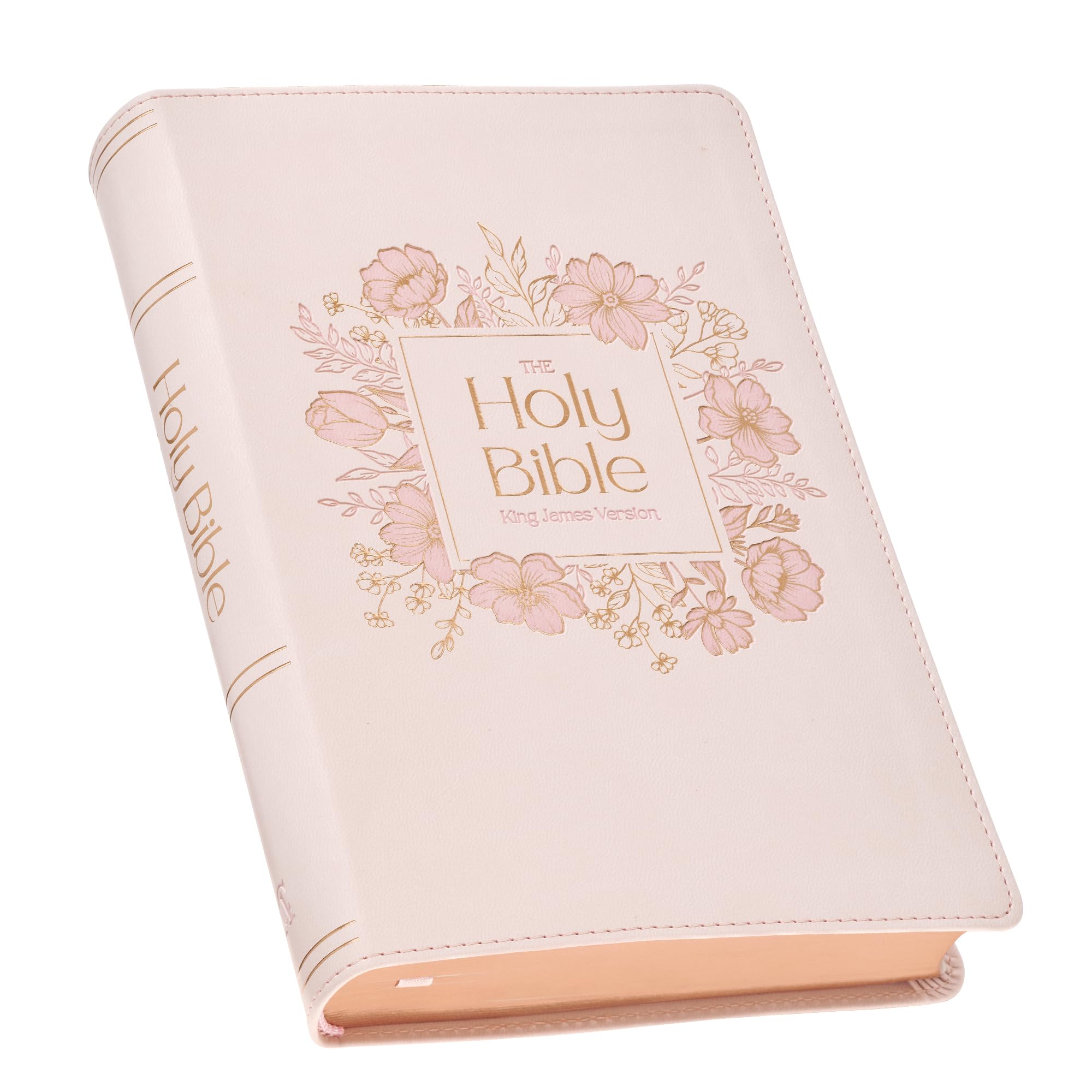 KJV Bible Giant Print Faux Leather, Pink Religion & Esotericism
