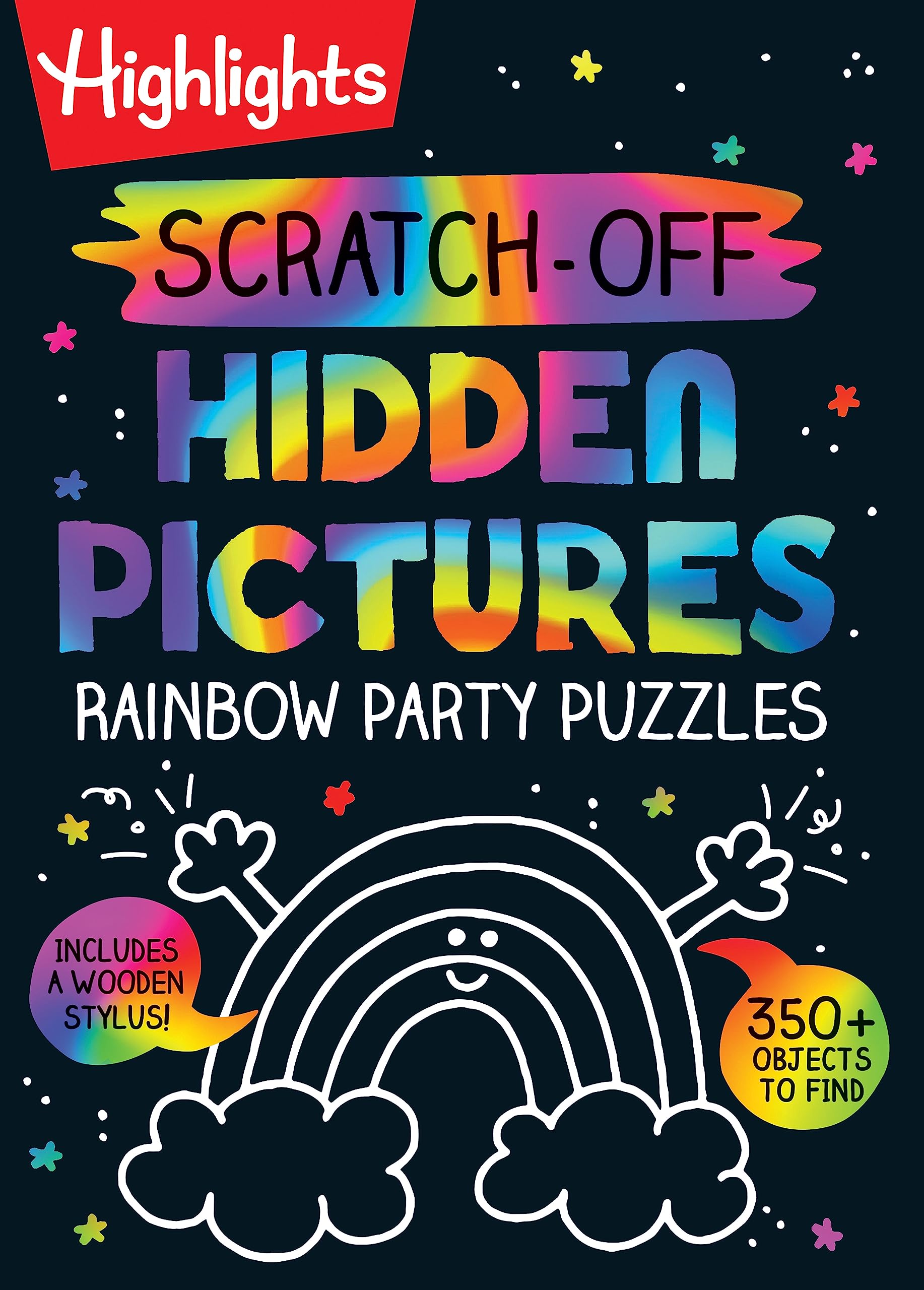 Scratch-Off Hidden Pictures Rainbow Party Puzzles: Over 350 Colorful Objects to Find in This Rainbow Puzzle Book for Kids Ages 6-9 (Highlights Scratch-Off Activity Books) Tiptoi & Games